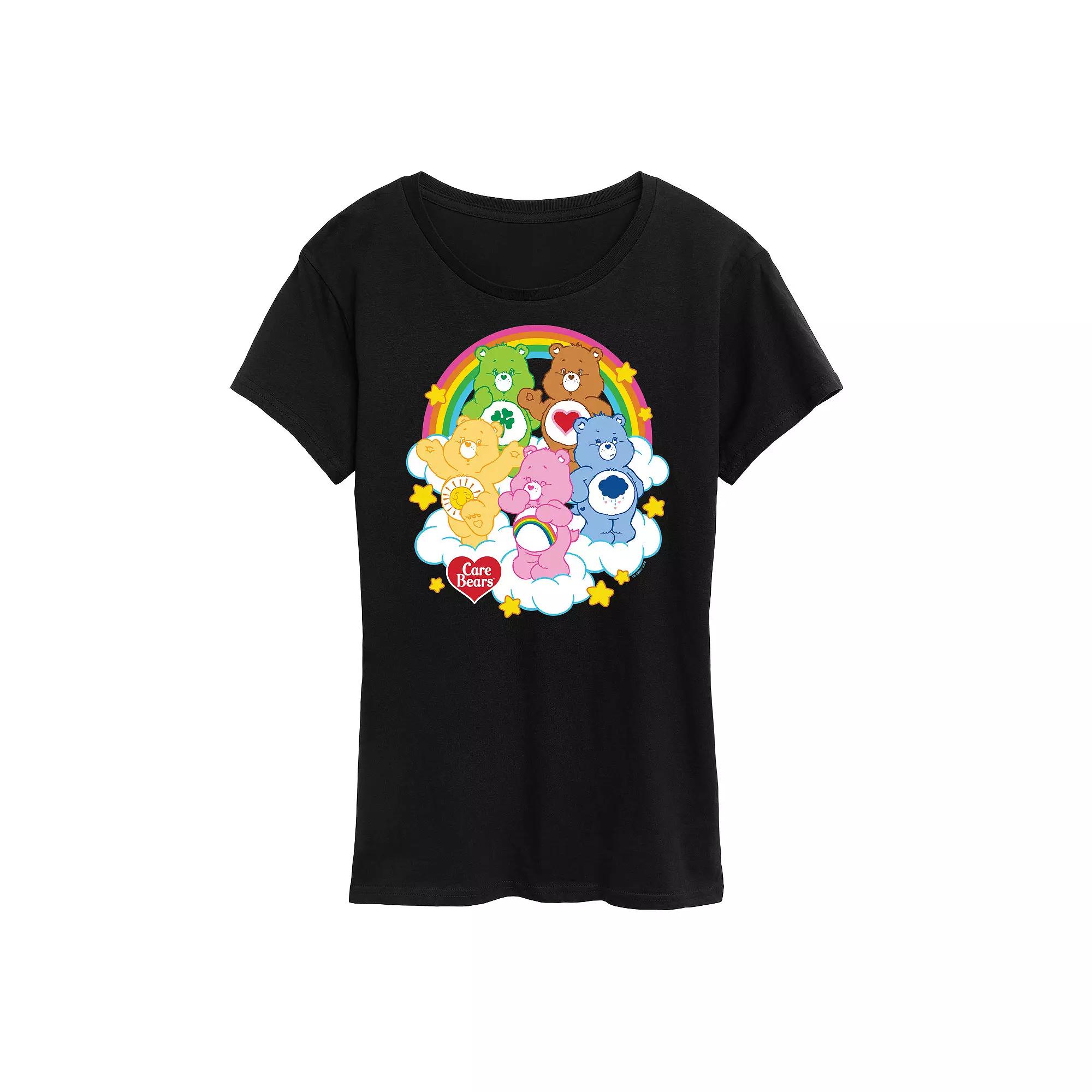 Women's Care Bears Group On Clouds Graphic Tee, Girl's,  Product Image