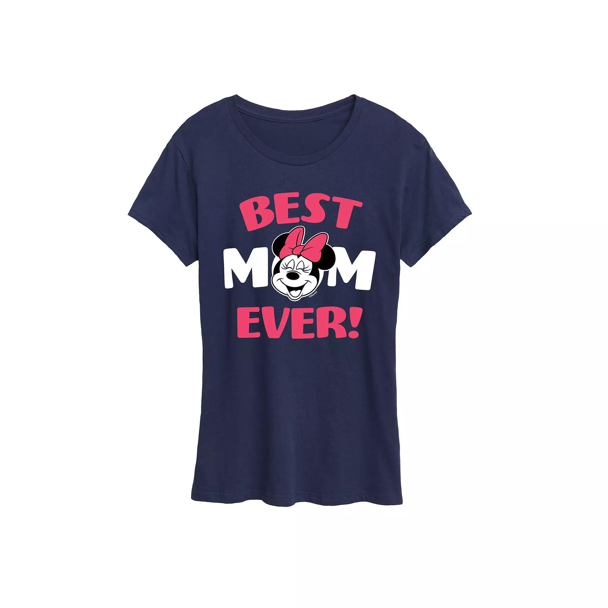Disney's Minnie Mouse Women's Best Mom Graphic Tee,  Product Image