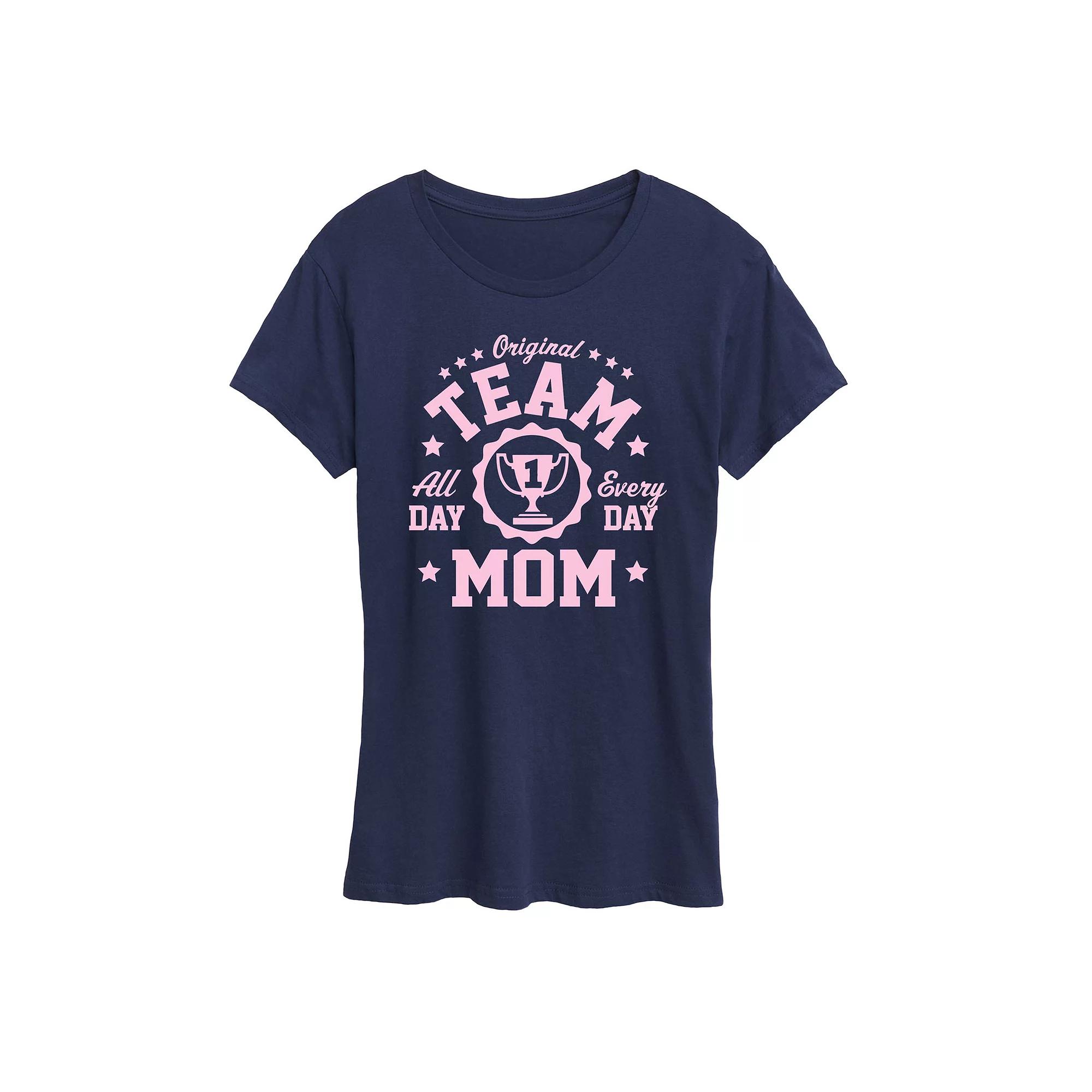 Women's Original Team Mom Graphic Tee,  Product Image