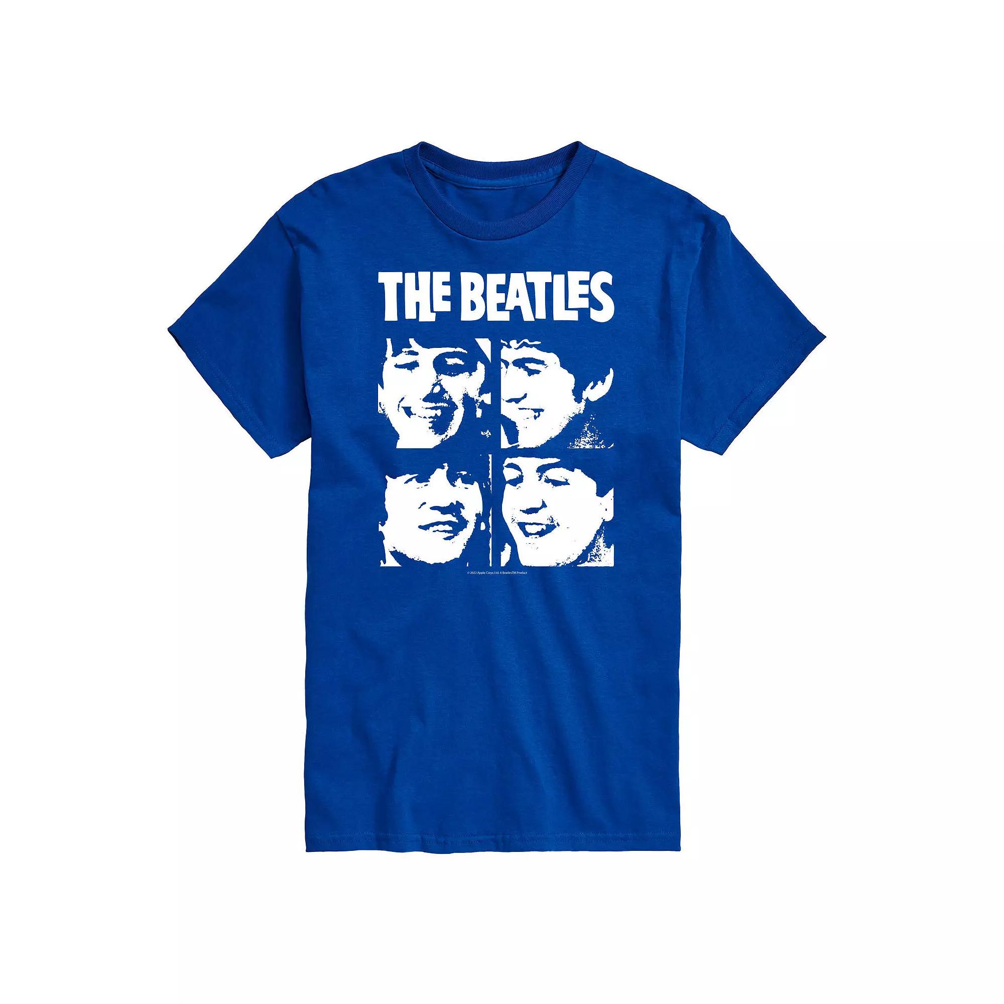 Men's The Beatles Face Grid Tee,  Product Image