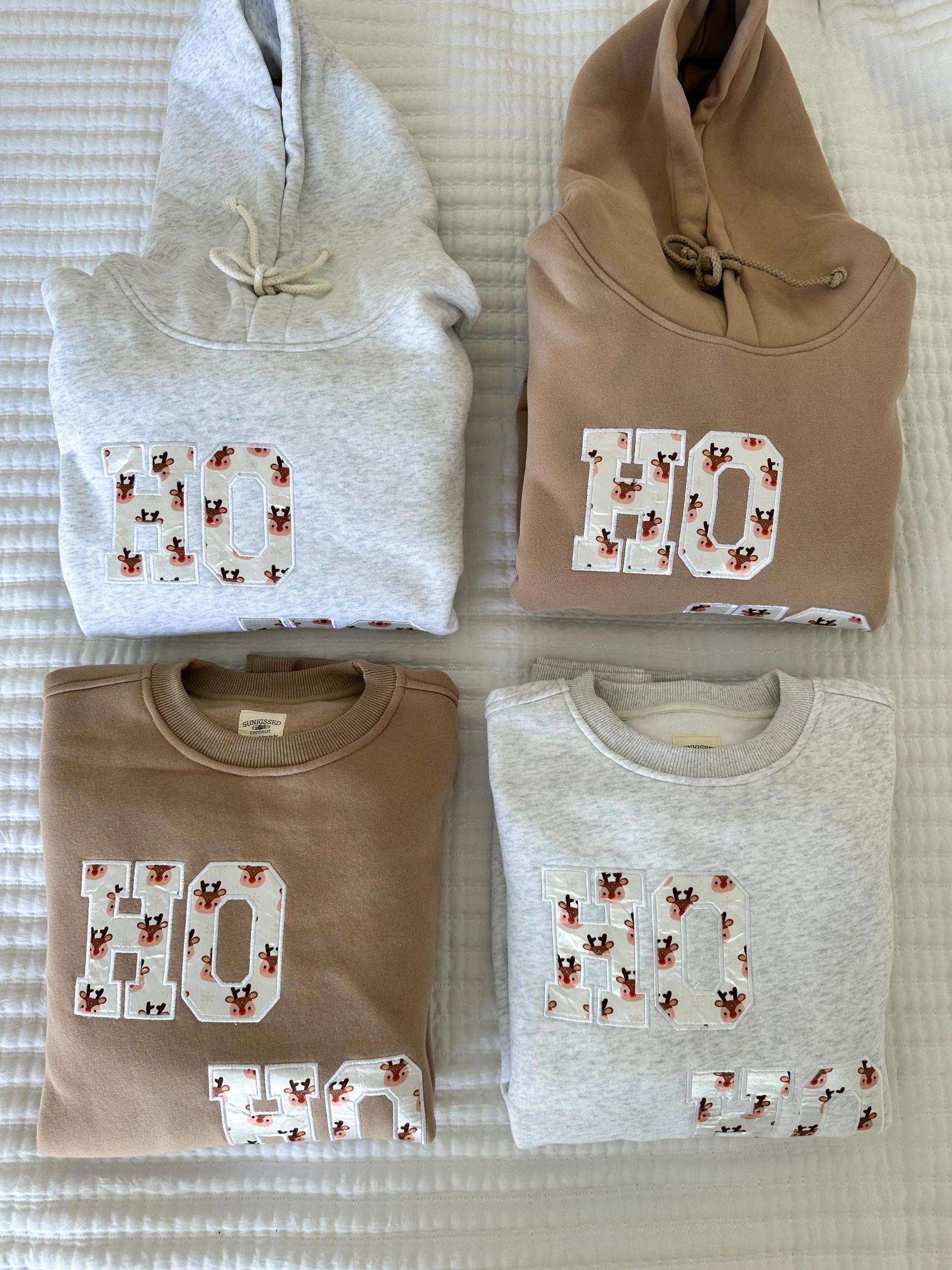 Cappuccino Reindeer Sweatshirt Product Image
