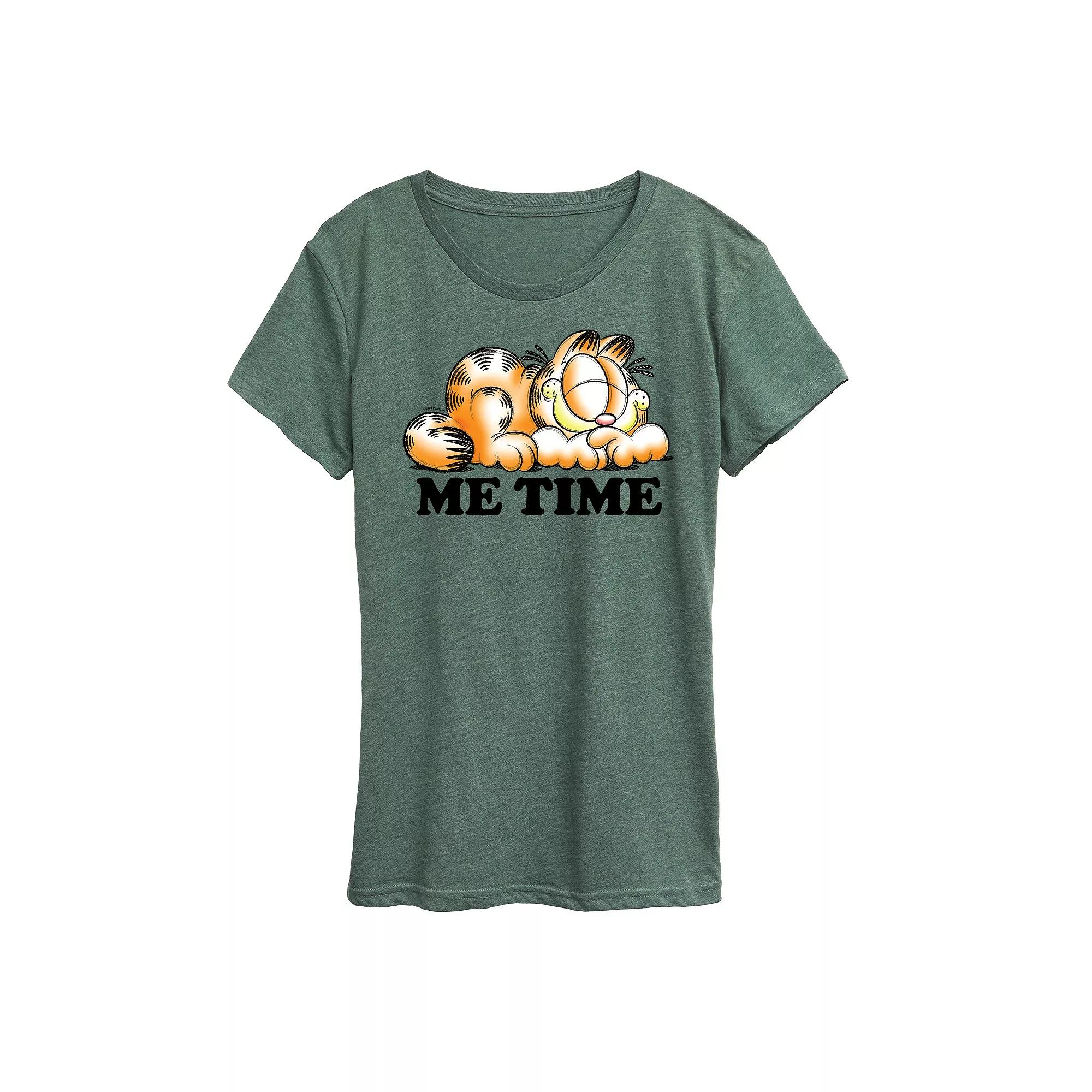 Women's Garfield Me Time Sketch Graphic Tee, Girl's,  Product Image