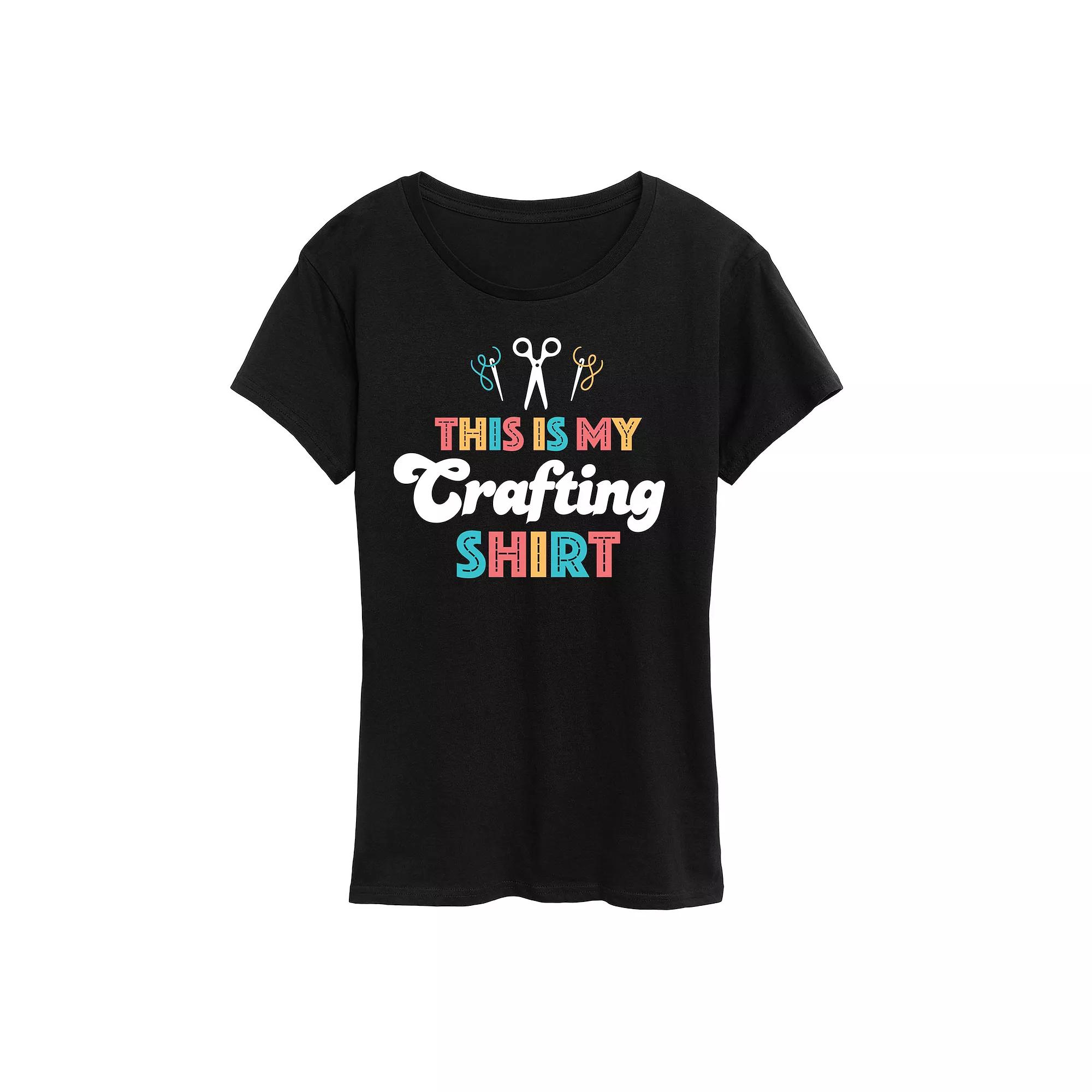 Women's This Is My Crafting Shirt Graphic Tee,  Product Image