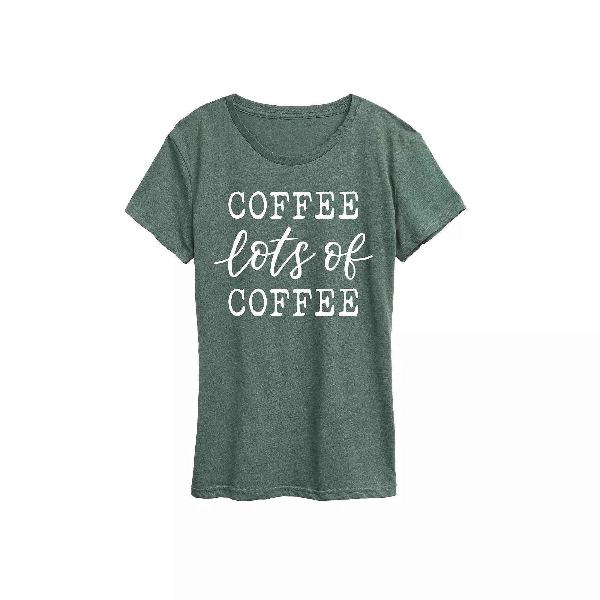 Women's Coffee Please Graphic Tee, Girl's,  Product Image