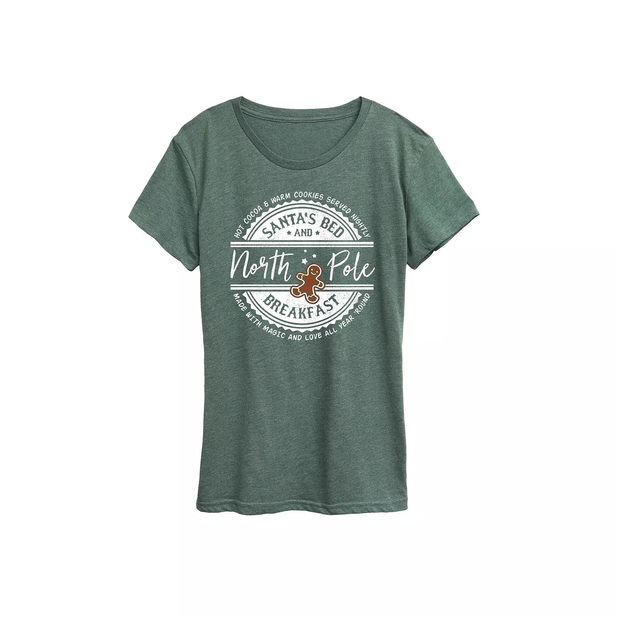 Women's North Pole Bed And Breakfast Graphic Tee, Girl's,  Product Image