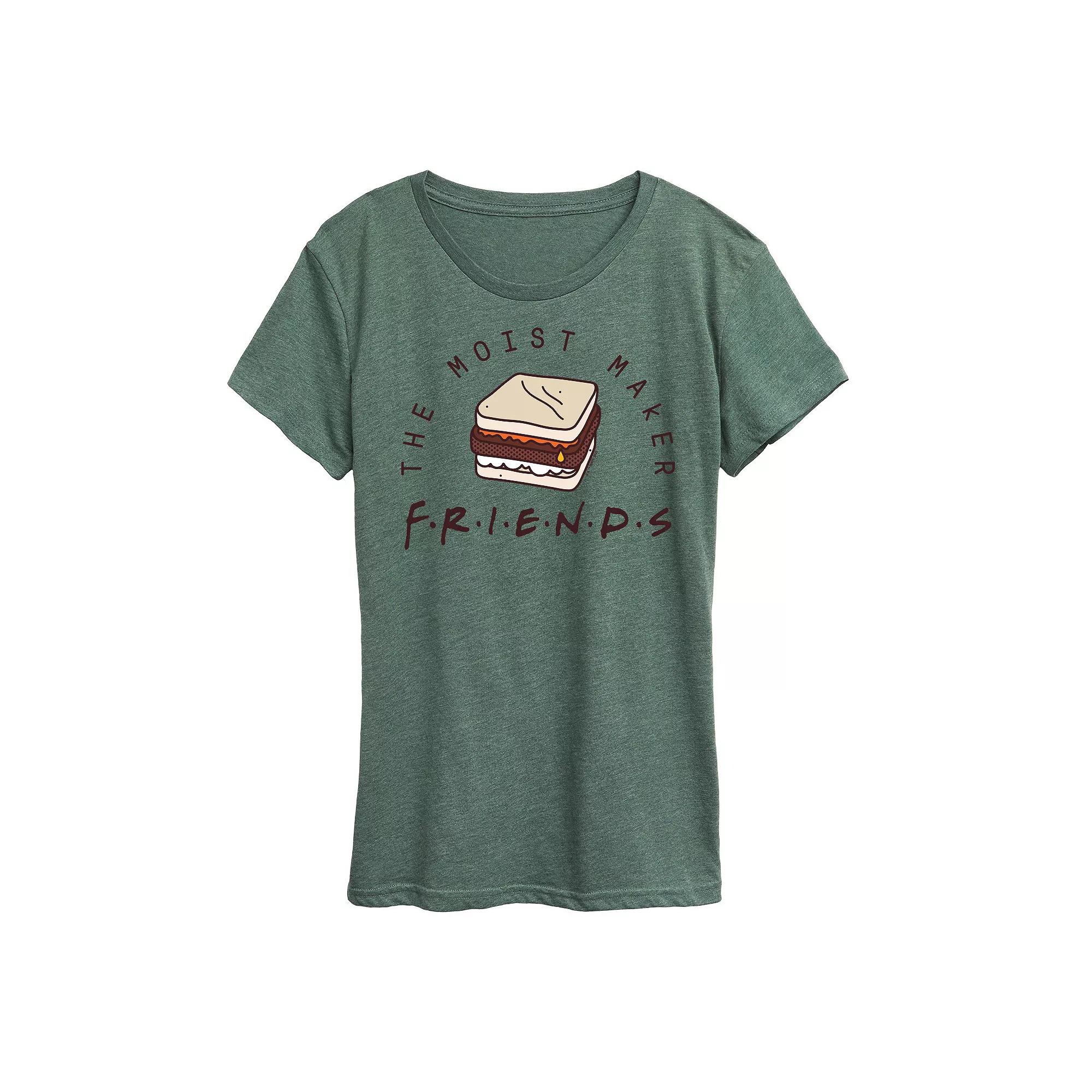 Women's Friends Moist Maker Graphic Tee, Girl's,  Product Image