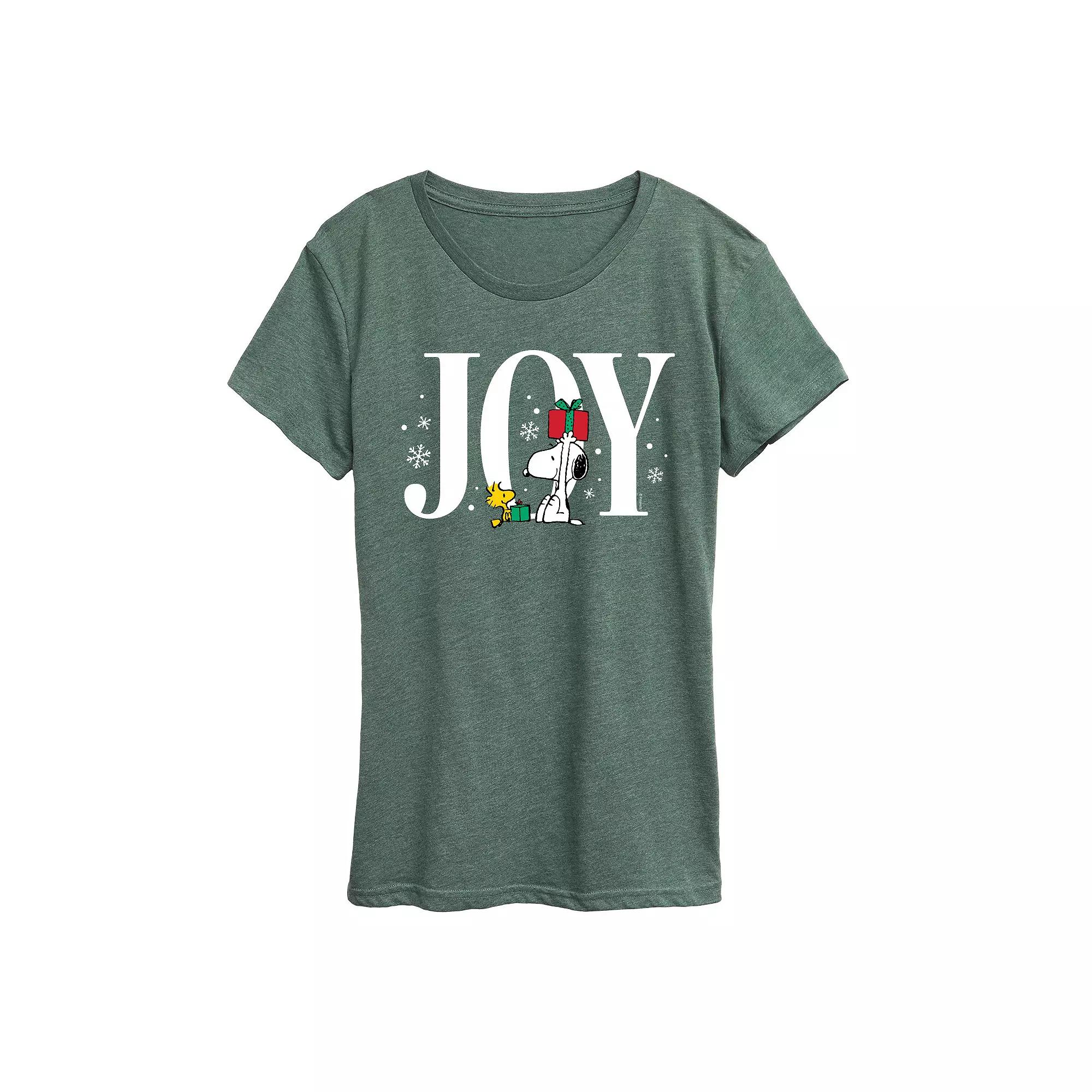 Women's Peanuts Snoopy & Woodstock Joy Graphic Tee,  Product Image