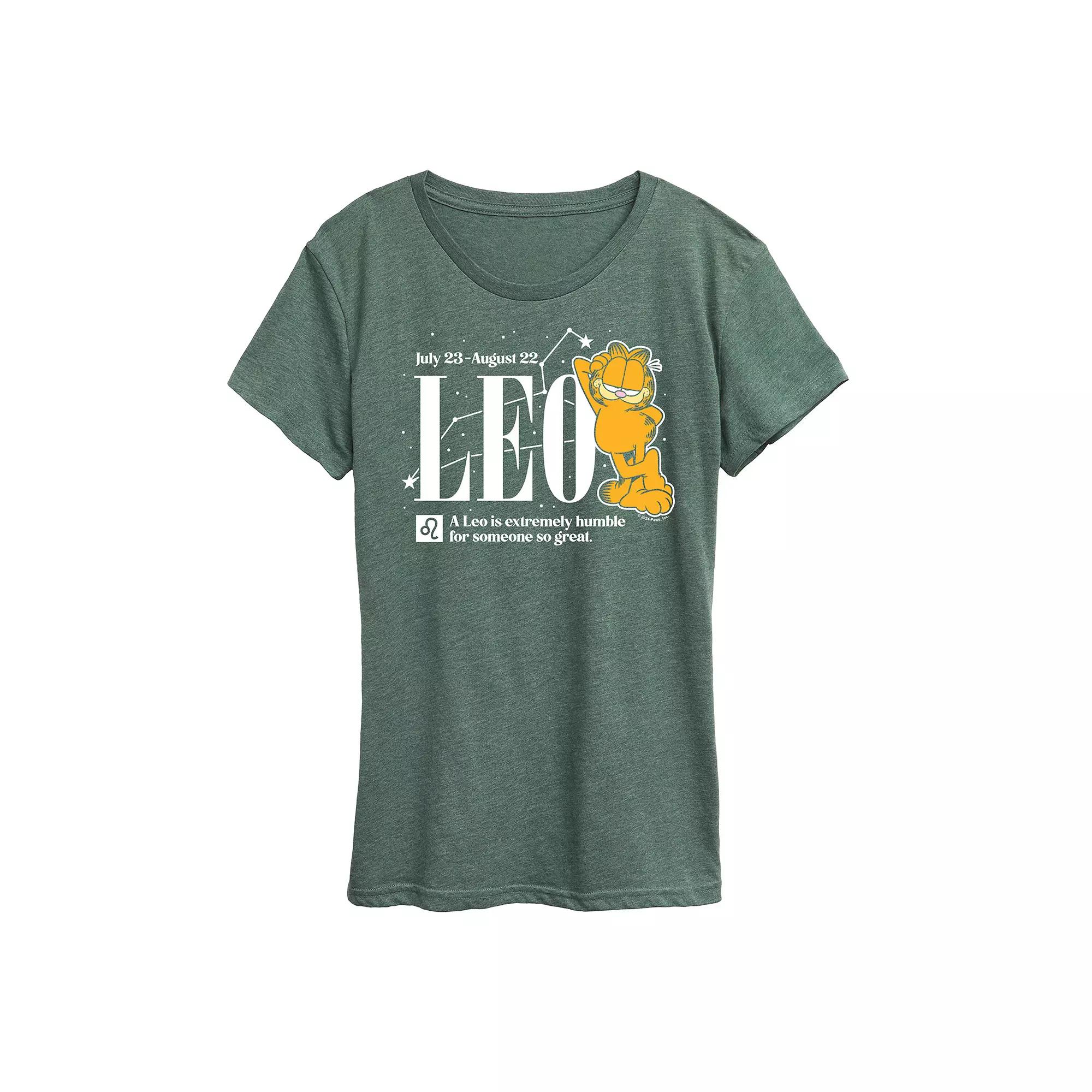 Women's Garfield Leo Graphic Tee,  Product Image