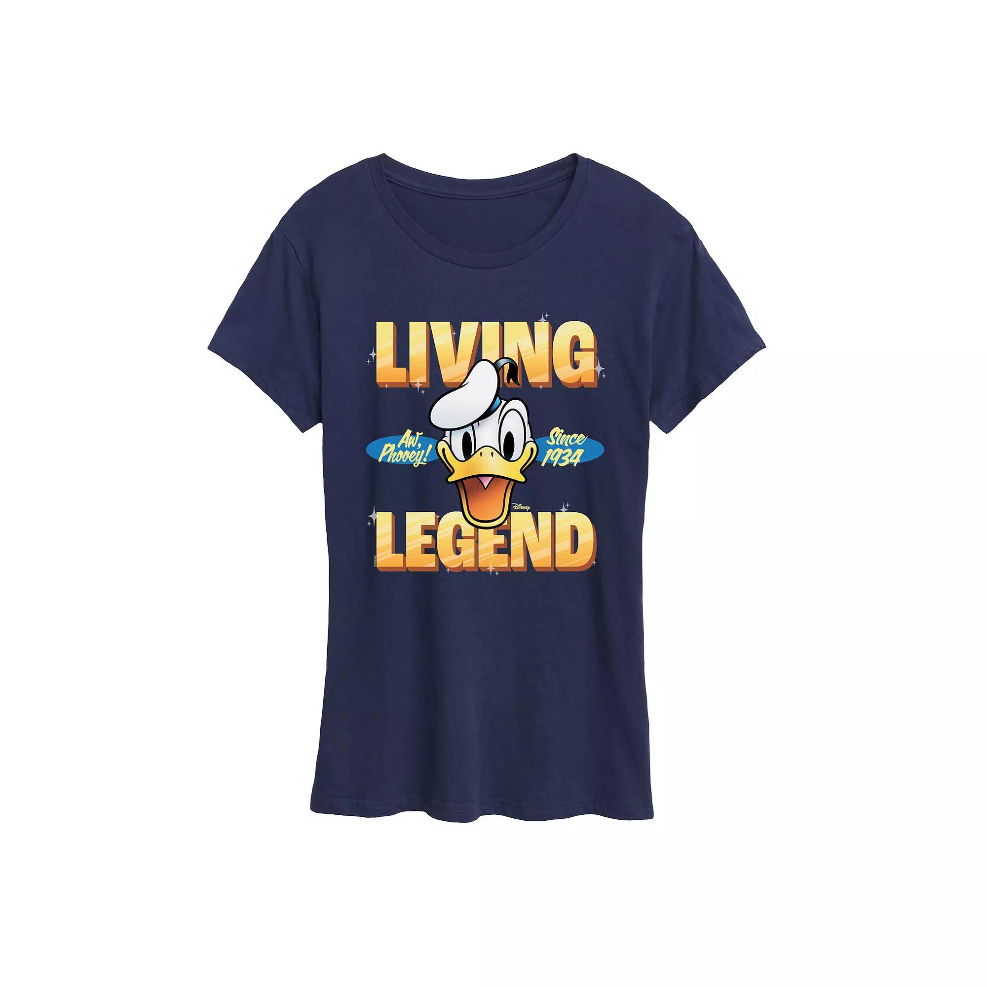 Disney's Donald Duck Women's Living Legend 1934 Graphic Tee,  Product Image