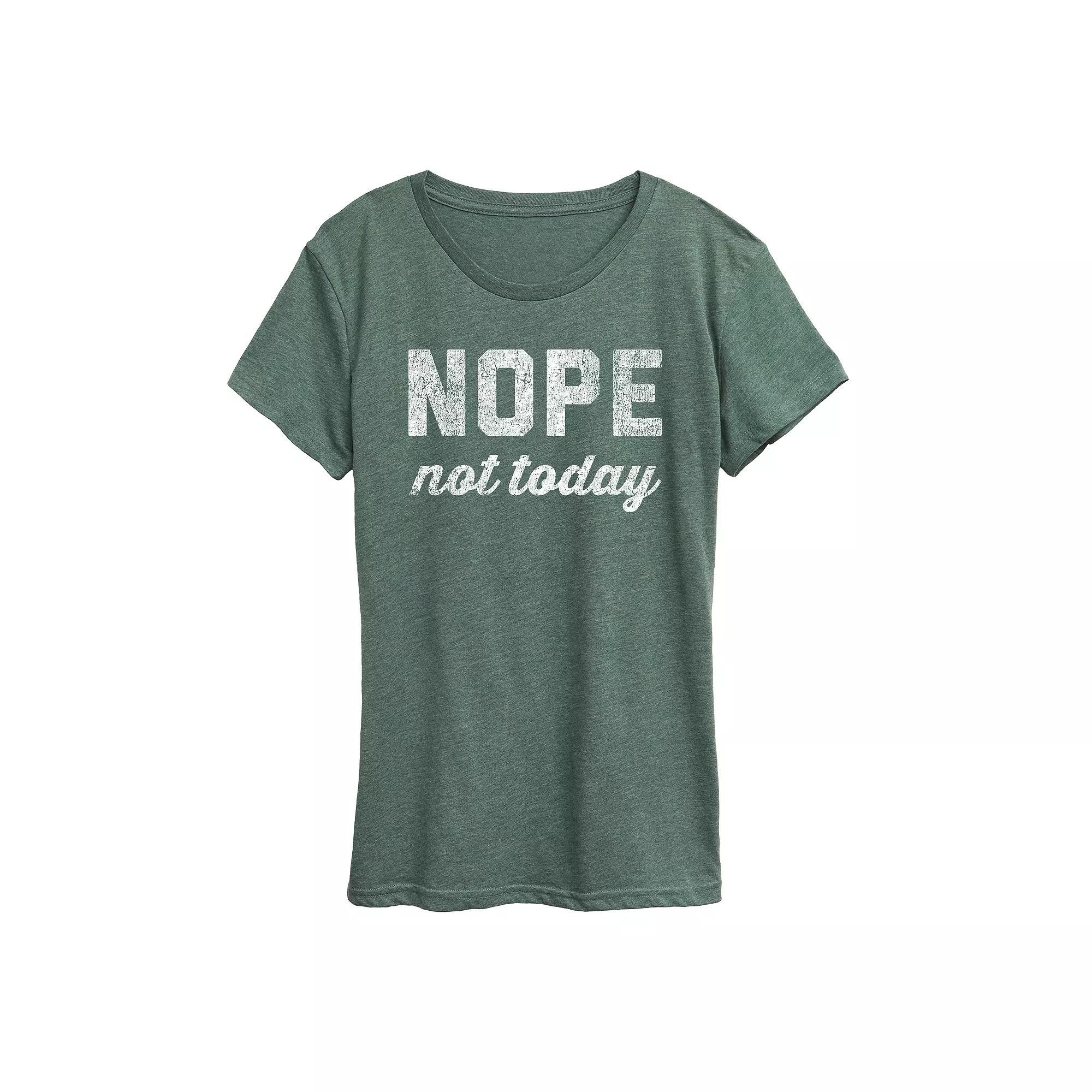 Women's Nope Not Today Graphic Tee, Girl's,  Product Image