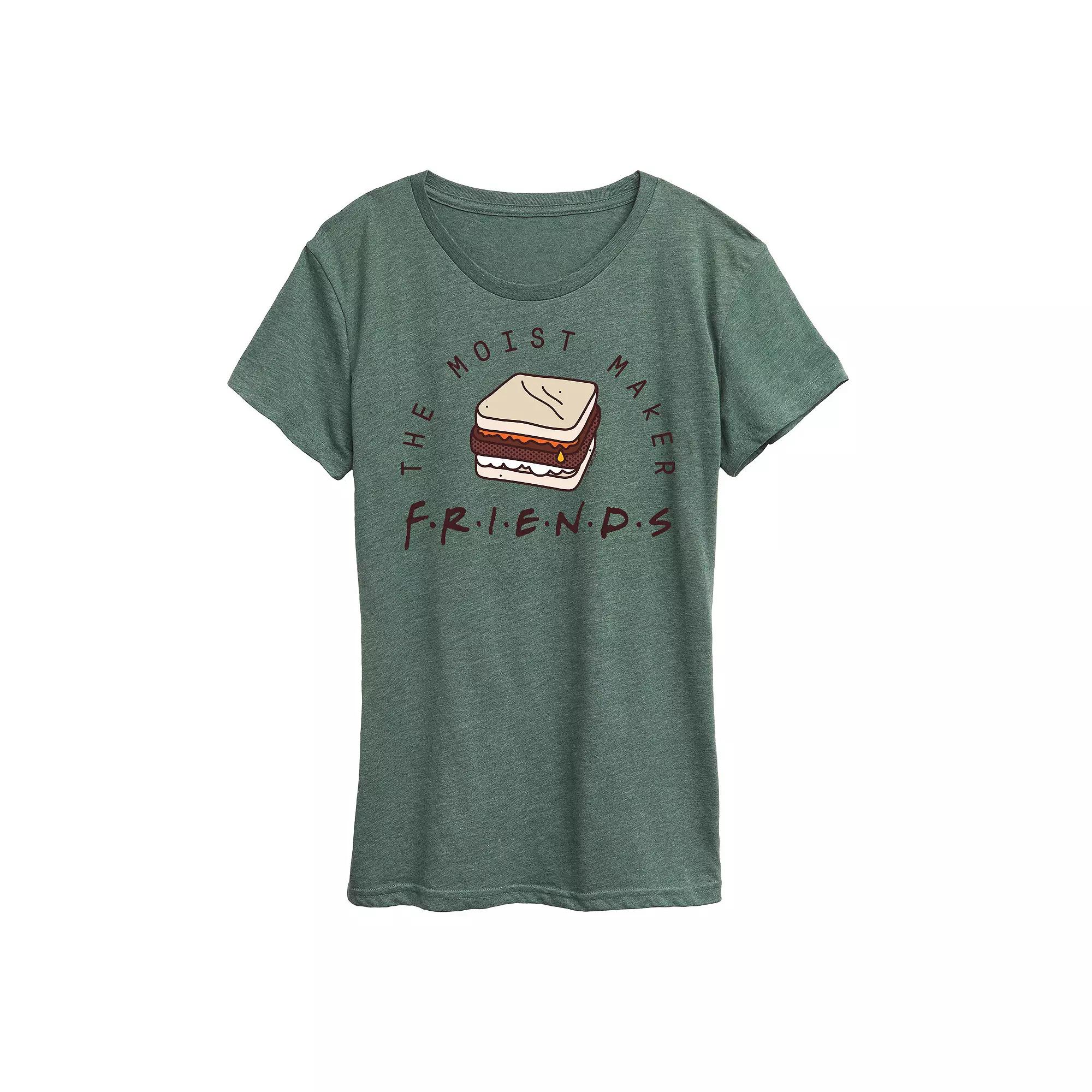 Women's Friends Moist Maker Graphic Tee, Girl's,  Product Image