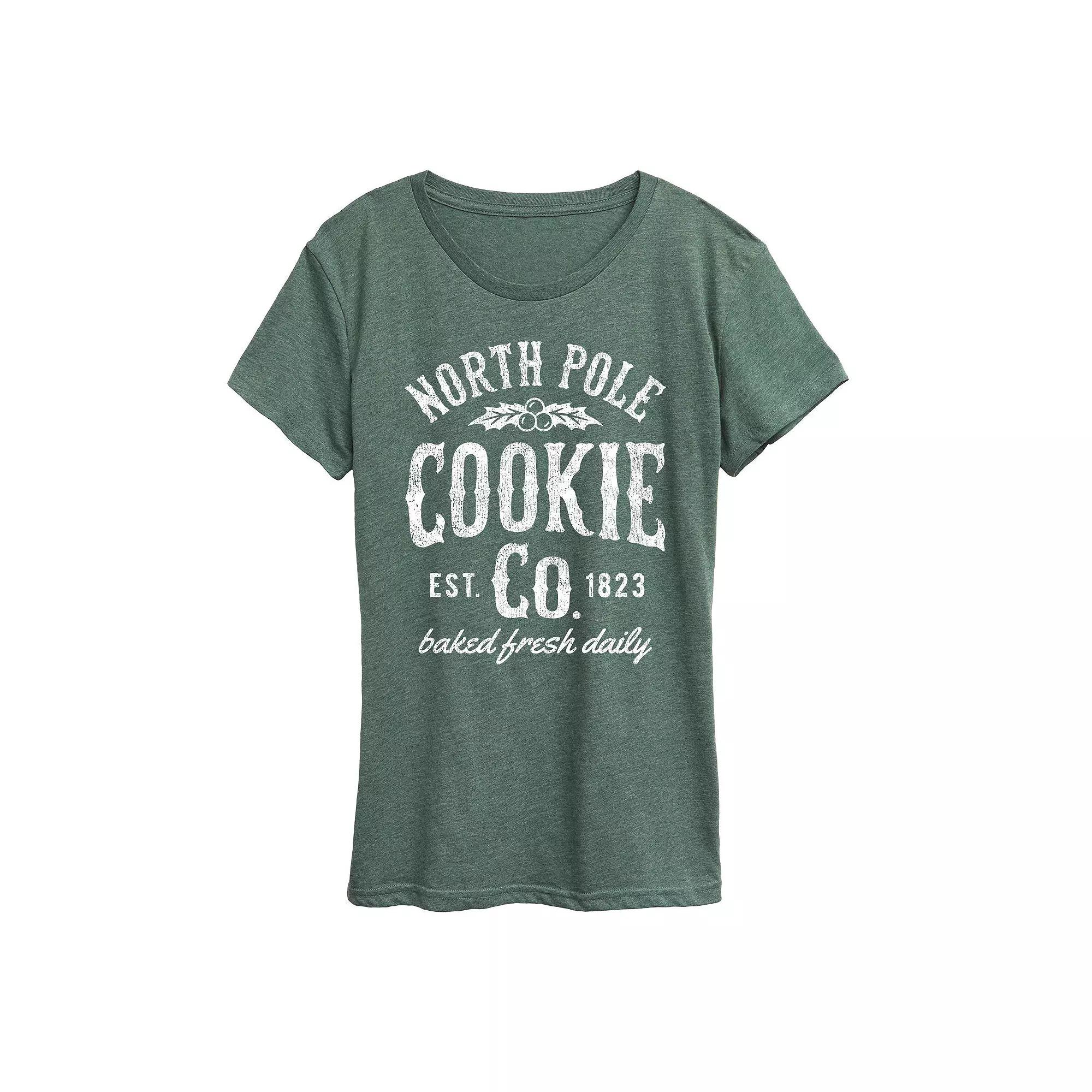Women's North Pole Cookie Co. Graphic Tee, Girl's,  Product Image