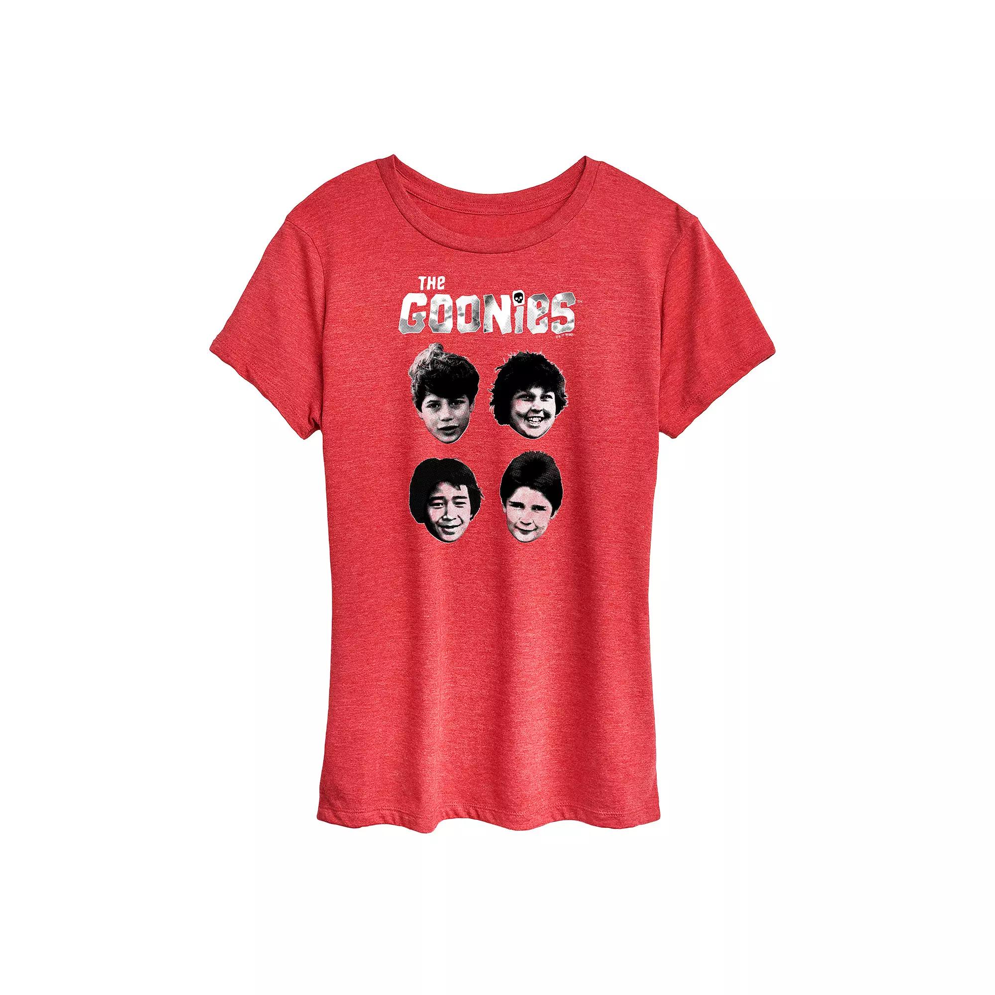 Women's The Goonies Face Grid Graphic Tee,  Product Image