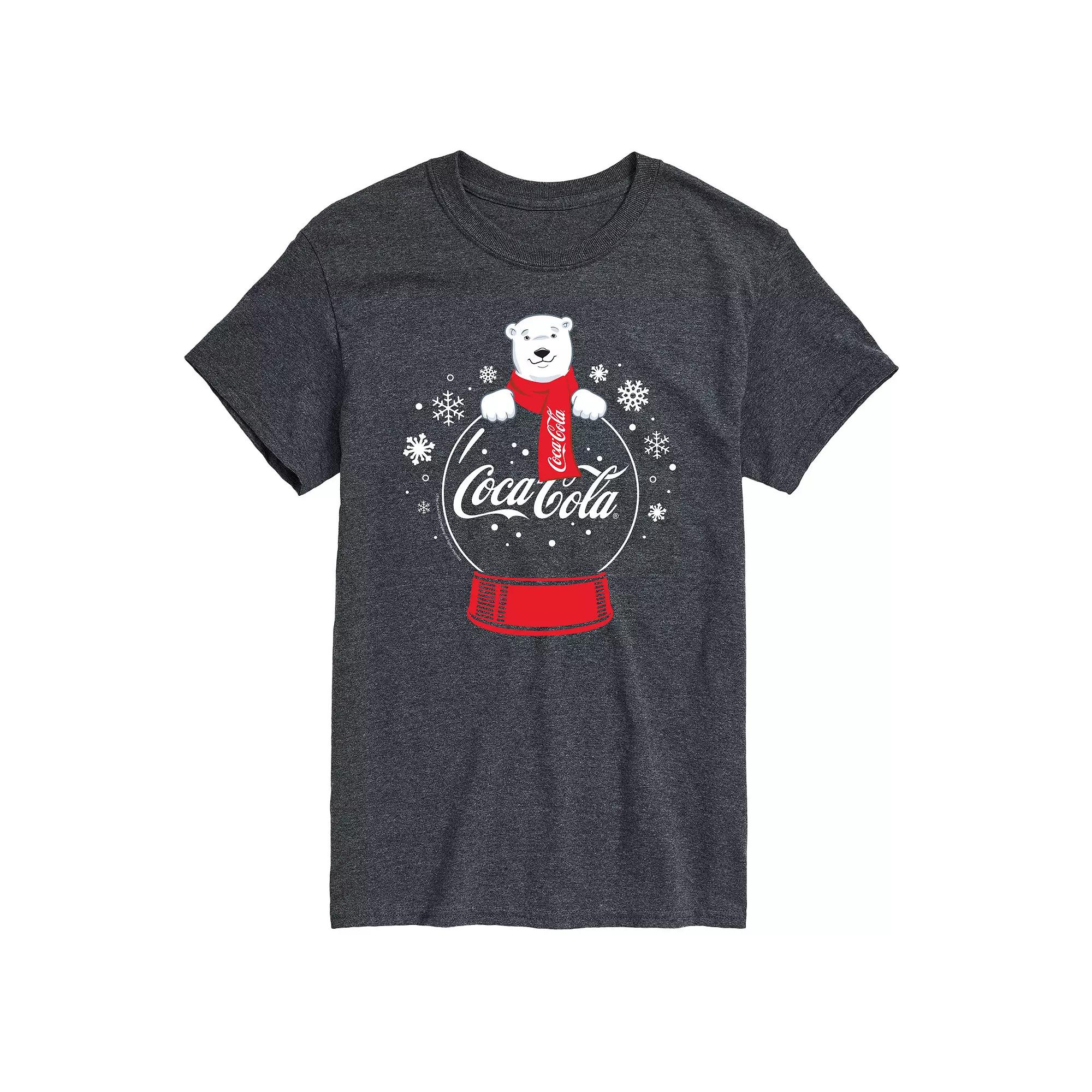 Big & Tall Coca-Cola Polar Bear Snowglobe Graphic Tee, Men's,  Product Image