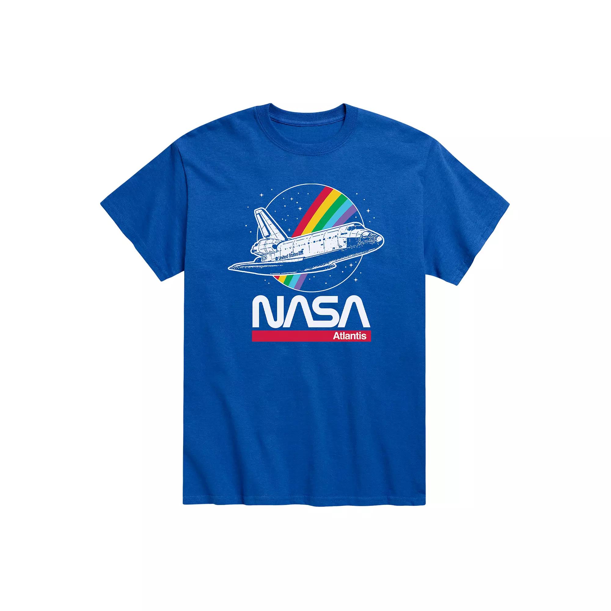 Big & Tall NASA Atlantis Rainbow Tee, Men's,  Product Image