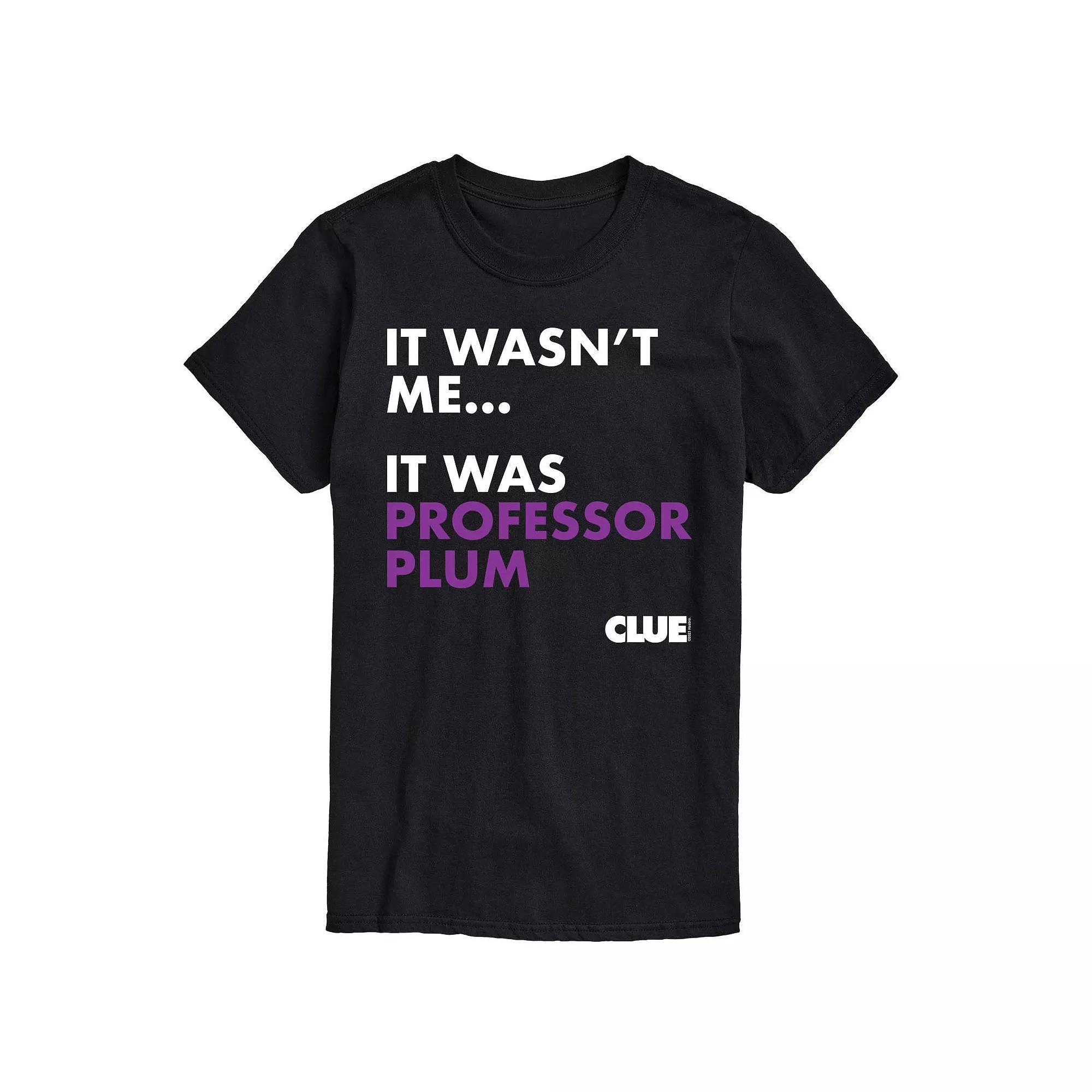 Men's Clue It Was Professor Plum Graphic Tee,  Product Image