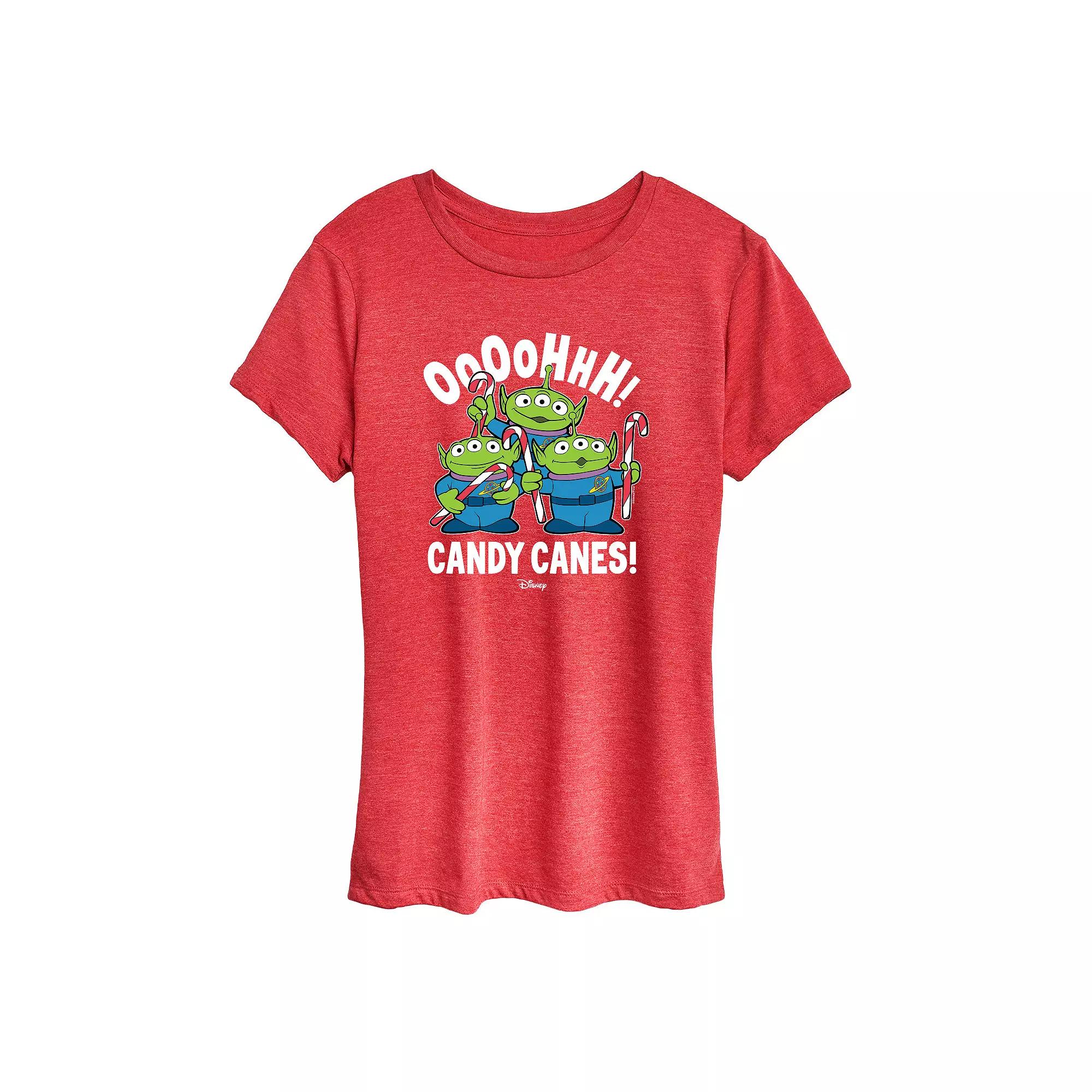 Disney / Pixar's Toy Story Women's Oooohhh Candy Canes Graphic Tee, Girl's,  Product Image