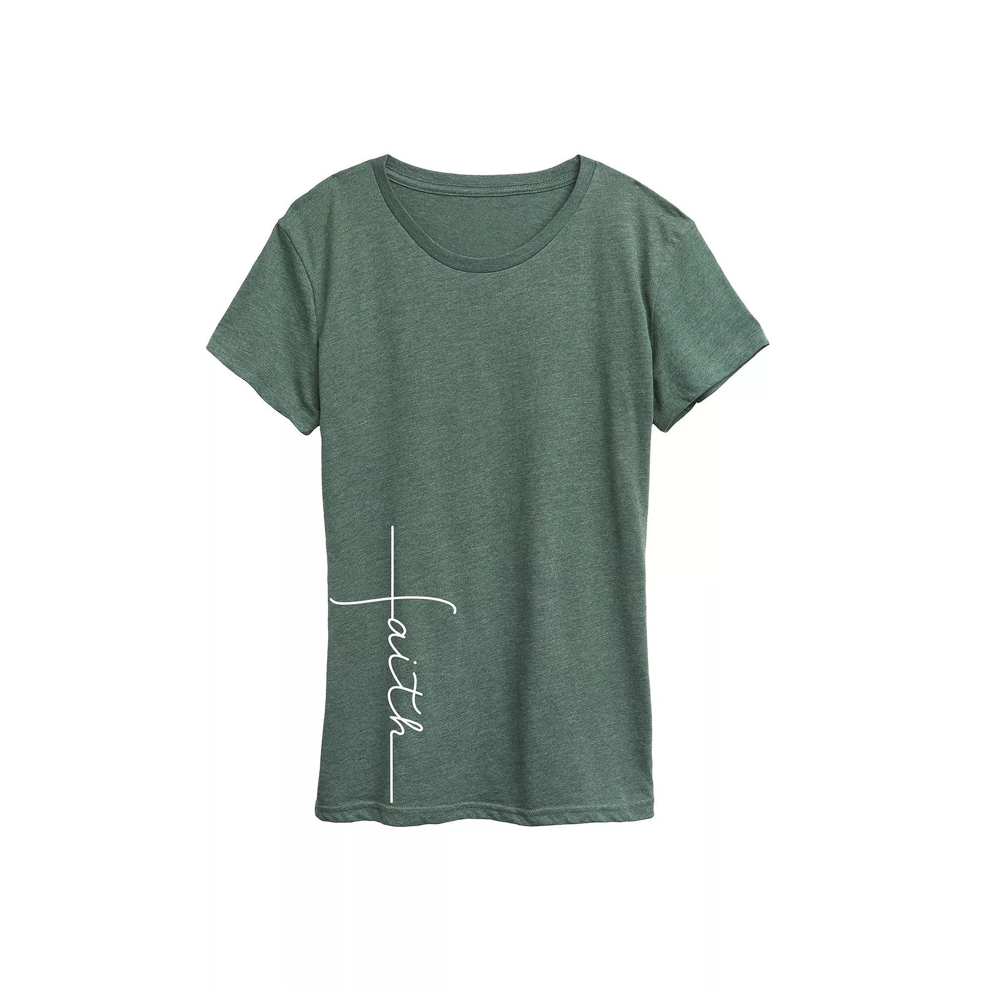 Women's Faith Cross Graphic Tee,  Product Image