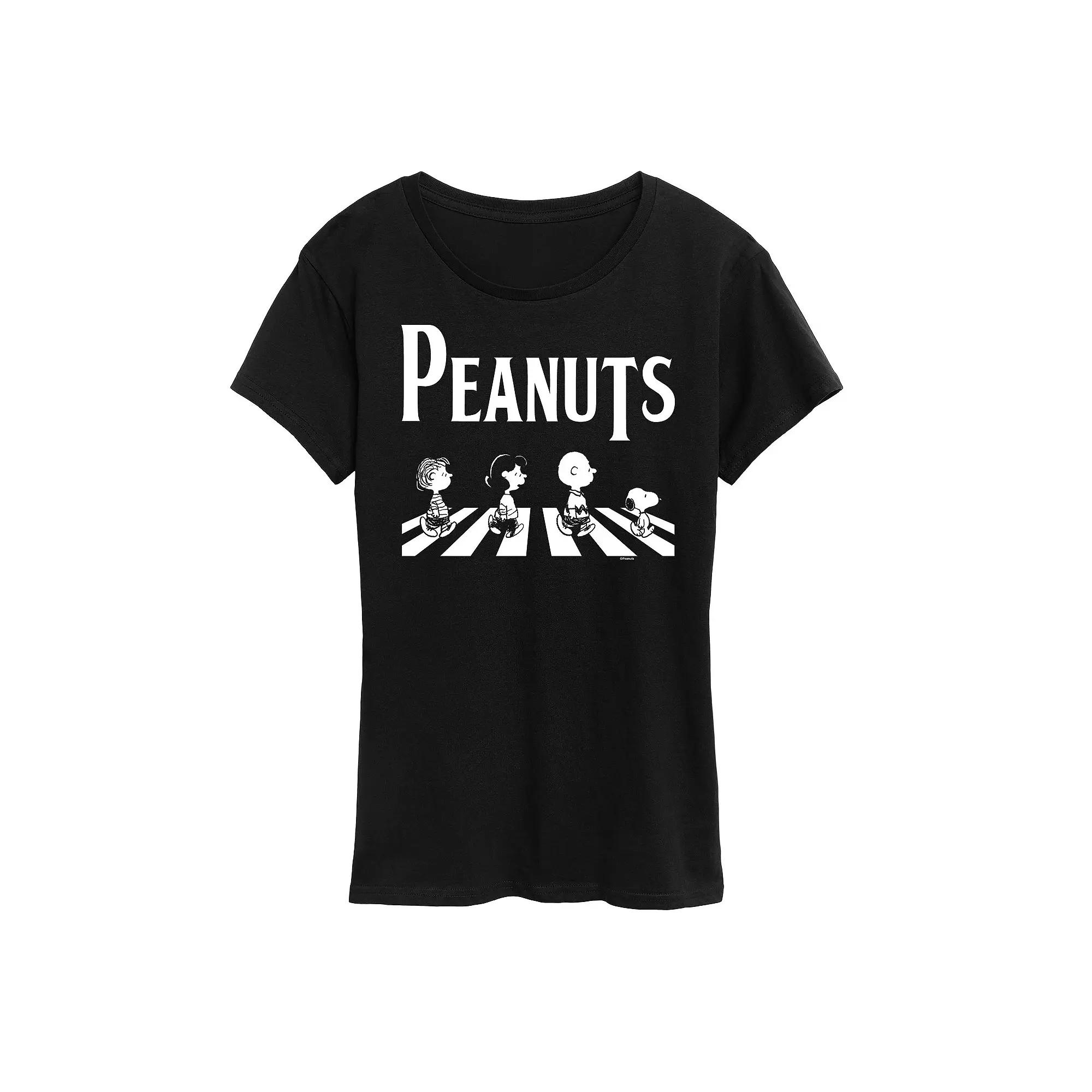 Plus Peanuts Crossing Road Graphic Tee, Women's,  Product Image