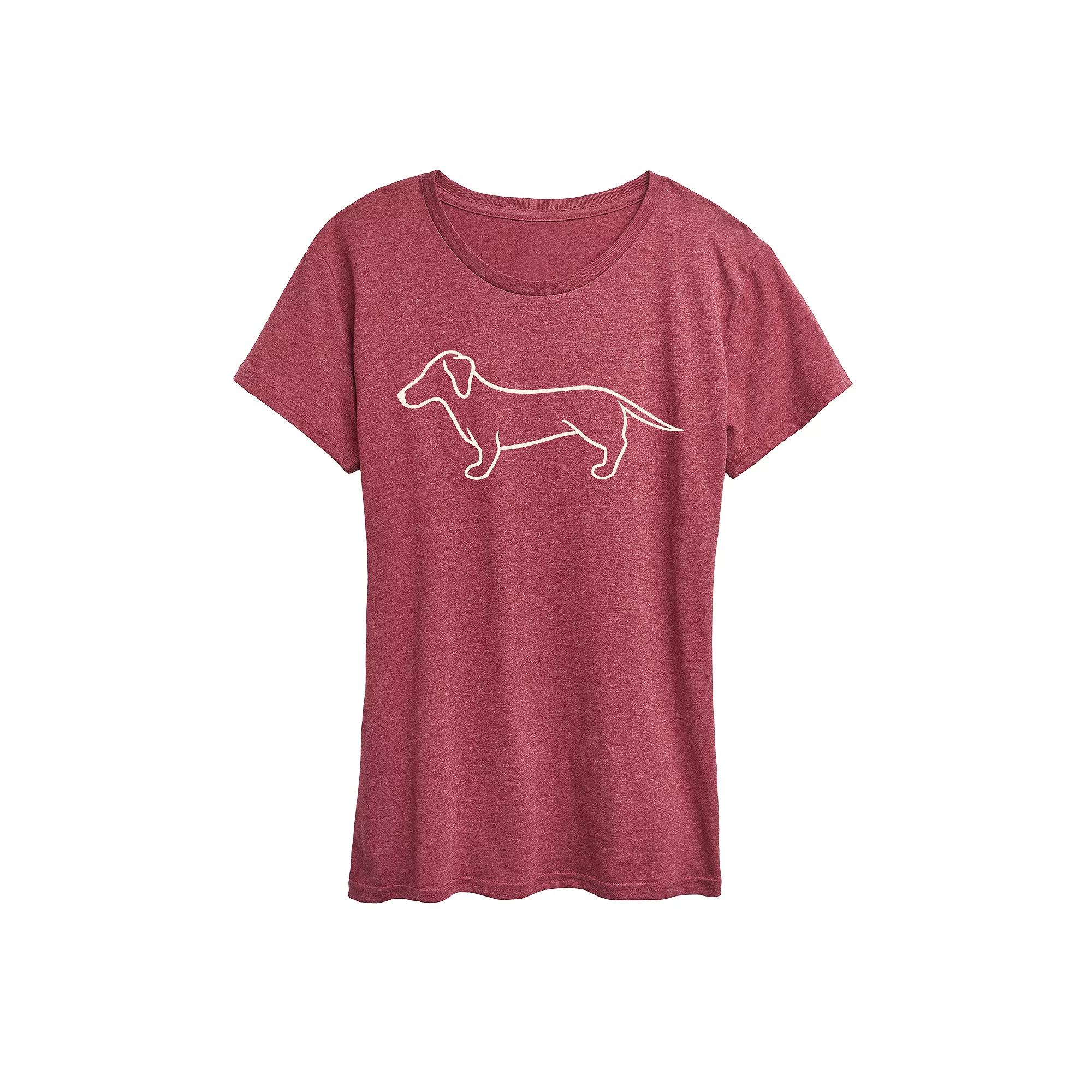 Women's Dog Mom University Graphic Tee,  Product Image