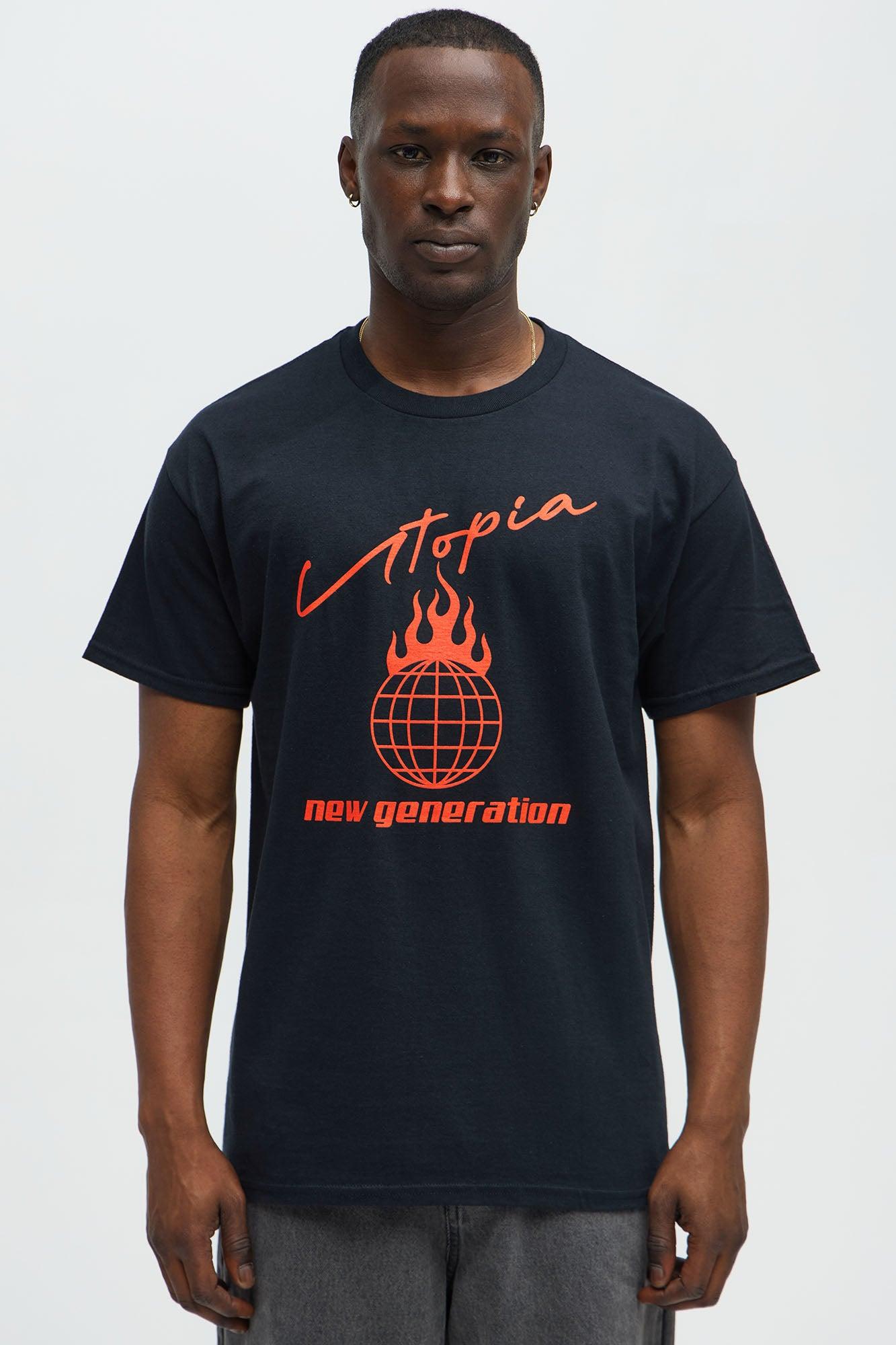 Utopia New Generation Short Sleeve Tee - Black Male Product Image