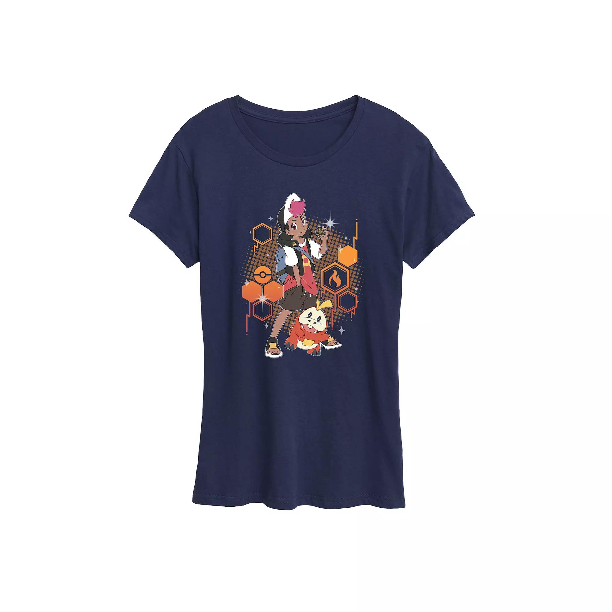 Women's Pokemon Roy & Fuecoco Graphic Tee,  Product Image