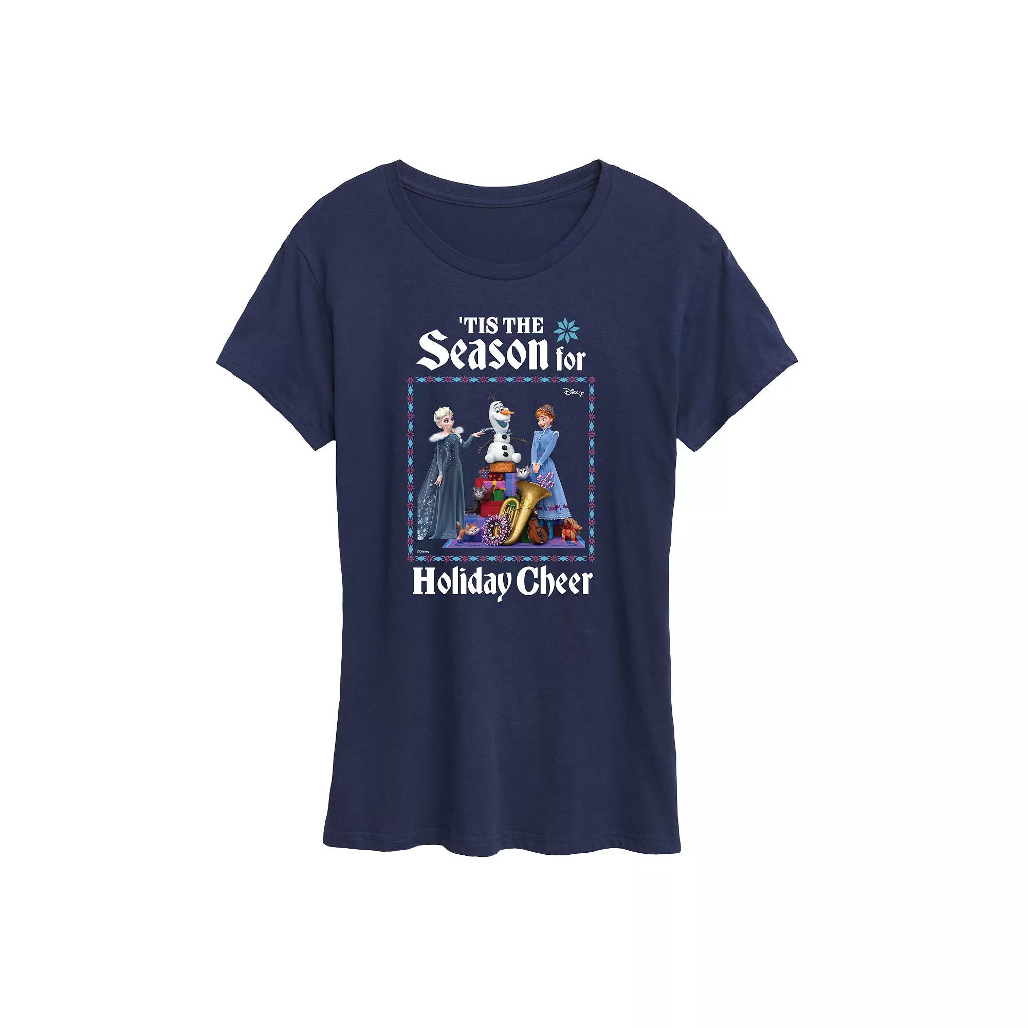 Disney's Frozen 2 Women's Holiday Cheer Graphic Tee, Girl's,  Product Image