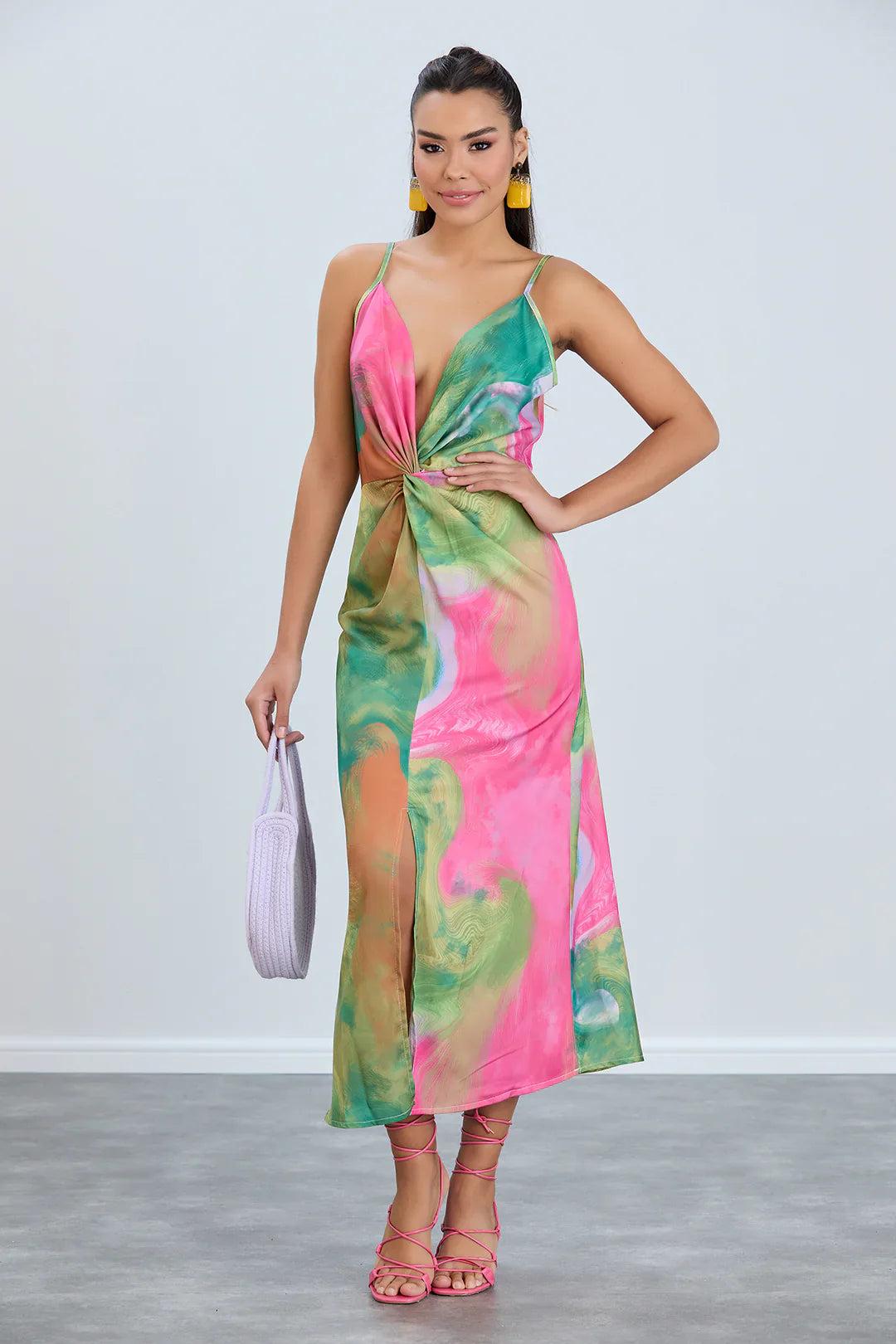 OCEAN MIDI DRESS Product Image