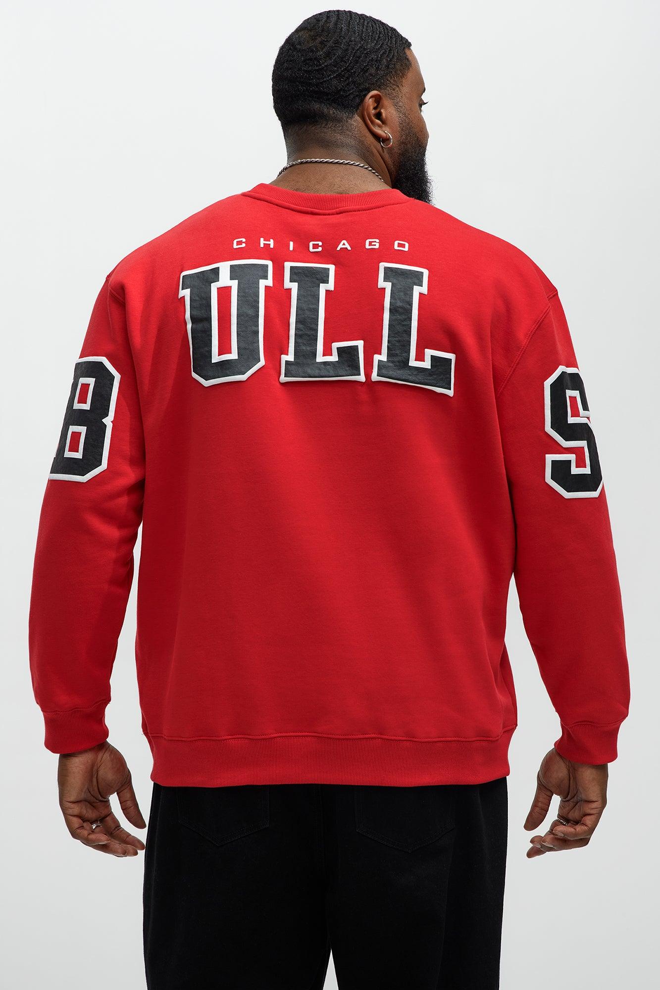 Bulls Loud Crewneck Sweatshirt - Red Product Image