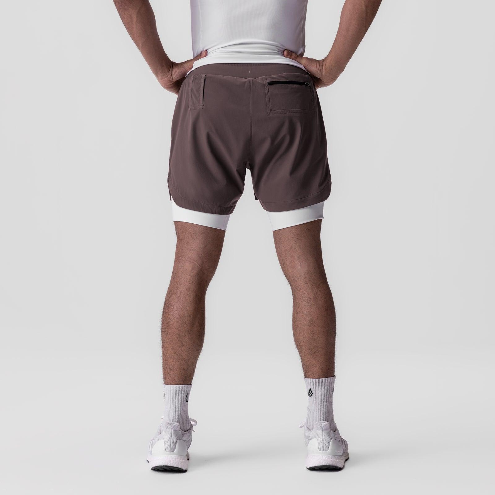 0865. Tetra-Lite® 5" Liner Short - Space Grey "Cyber"/White Male Product Image