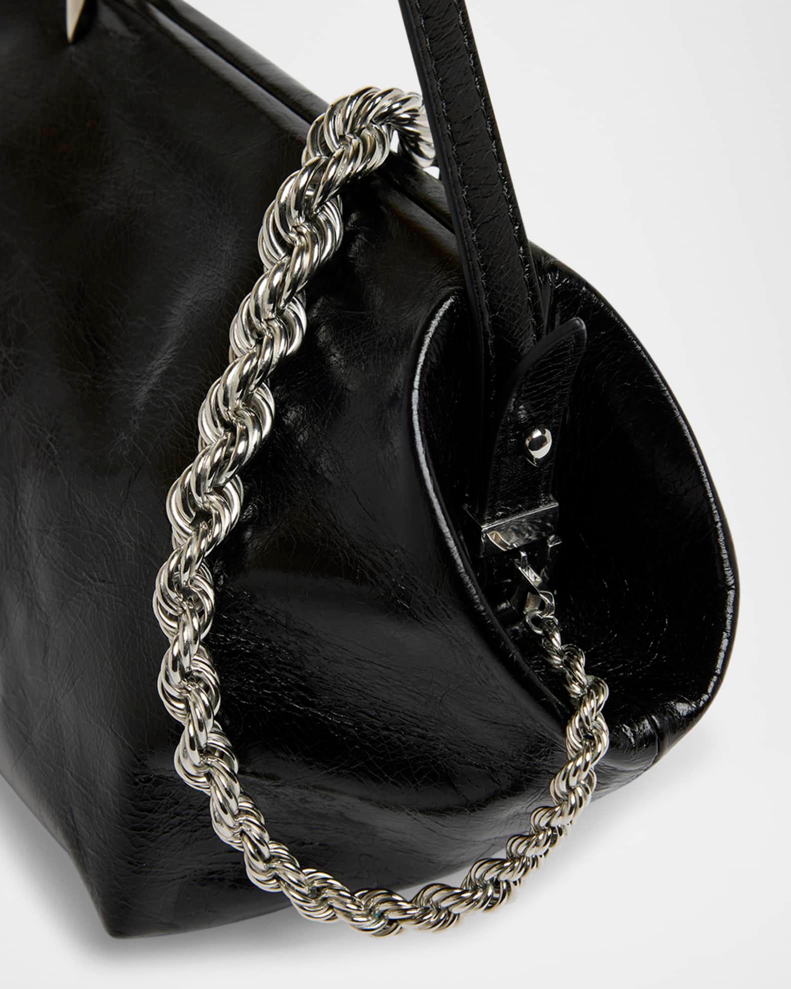 Sophia Crinkled Leather Shoulder Bag Product Image