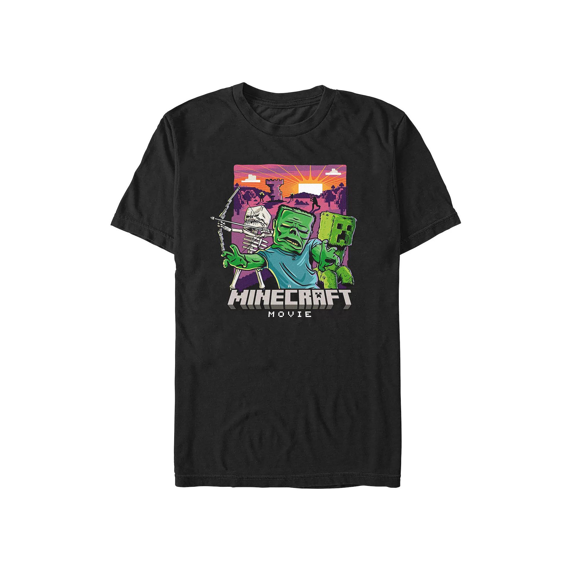 Big & Tall Minecraft Movie Monsters Mob Graphic Tee, Men's,  Product Image