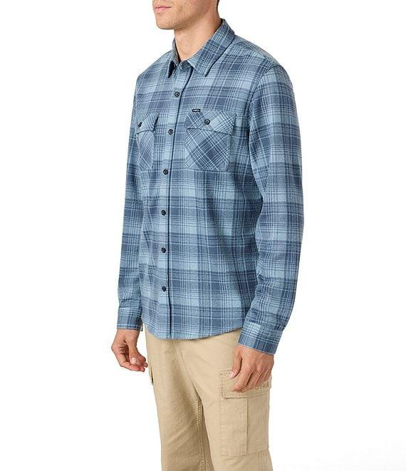 O'Neill Sutton Long Sleeve Yarn Dyed Plaid Knit Shirt Product Image