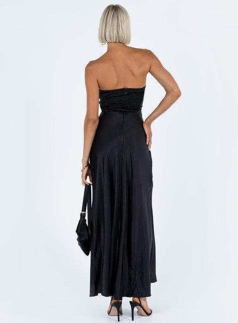 Ahna Maxi Dress Black Product Image
