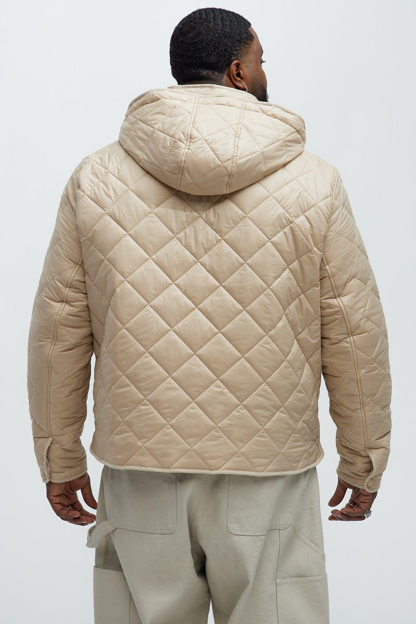 Better By Myself Quilted Jacket - Tan Product Image