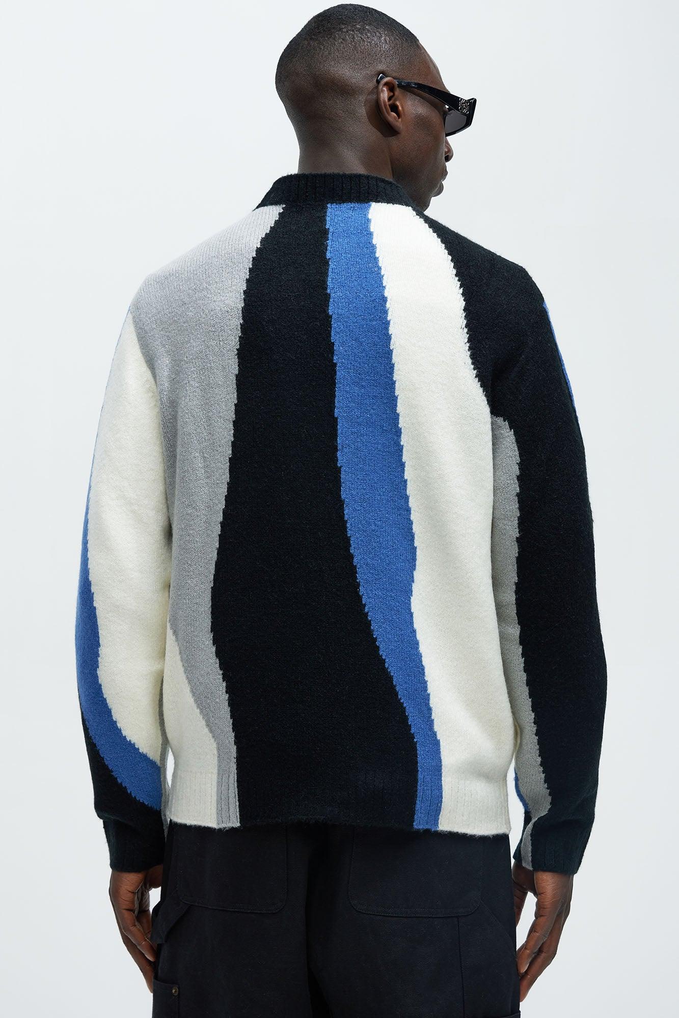 After Hours Sweater - Blue/combo Product Image