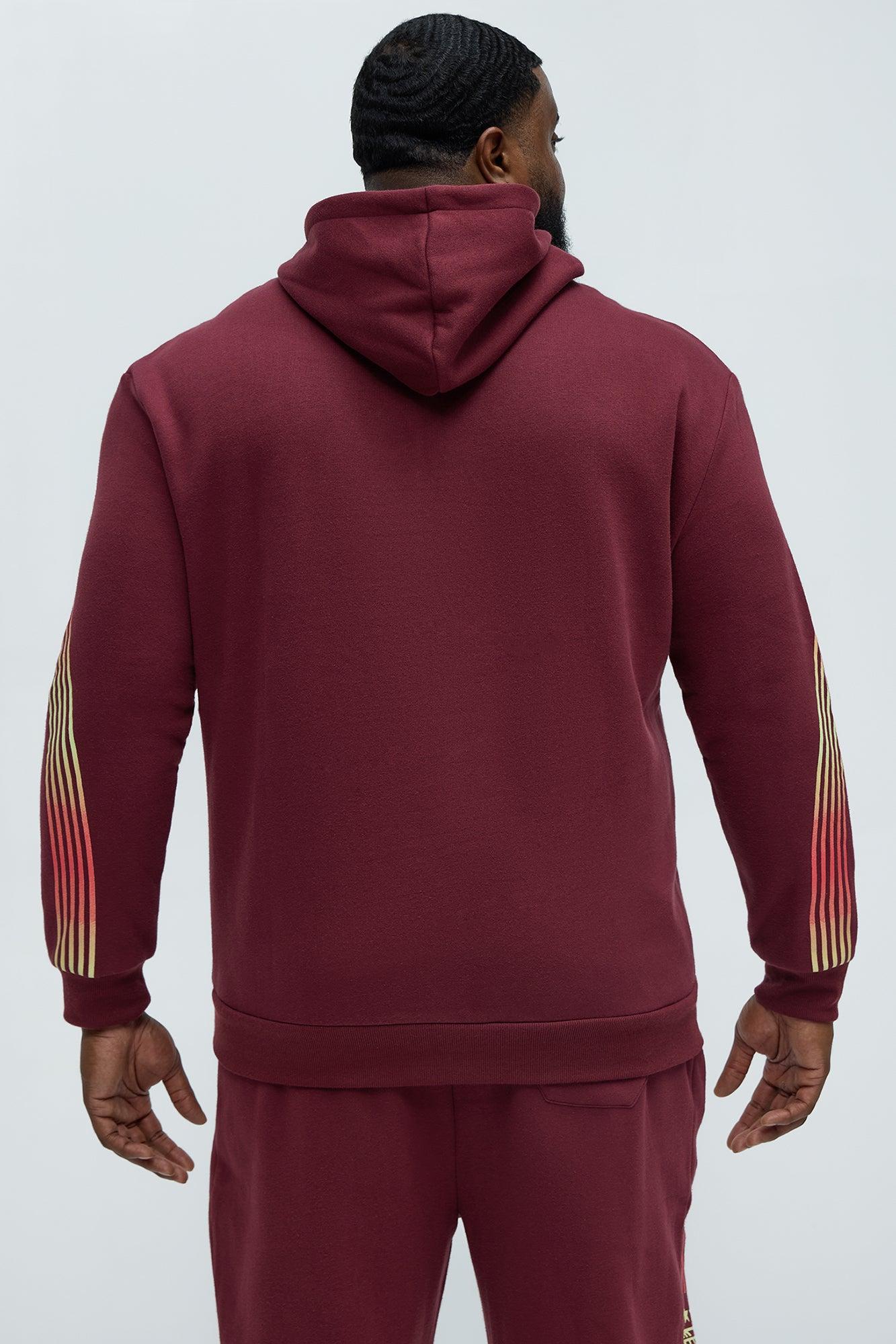 4 Star Champion Hoodie - Burgundy Product Image
