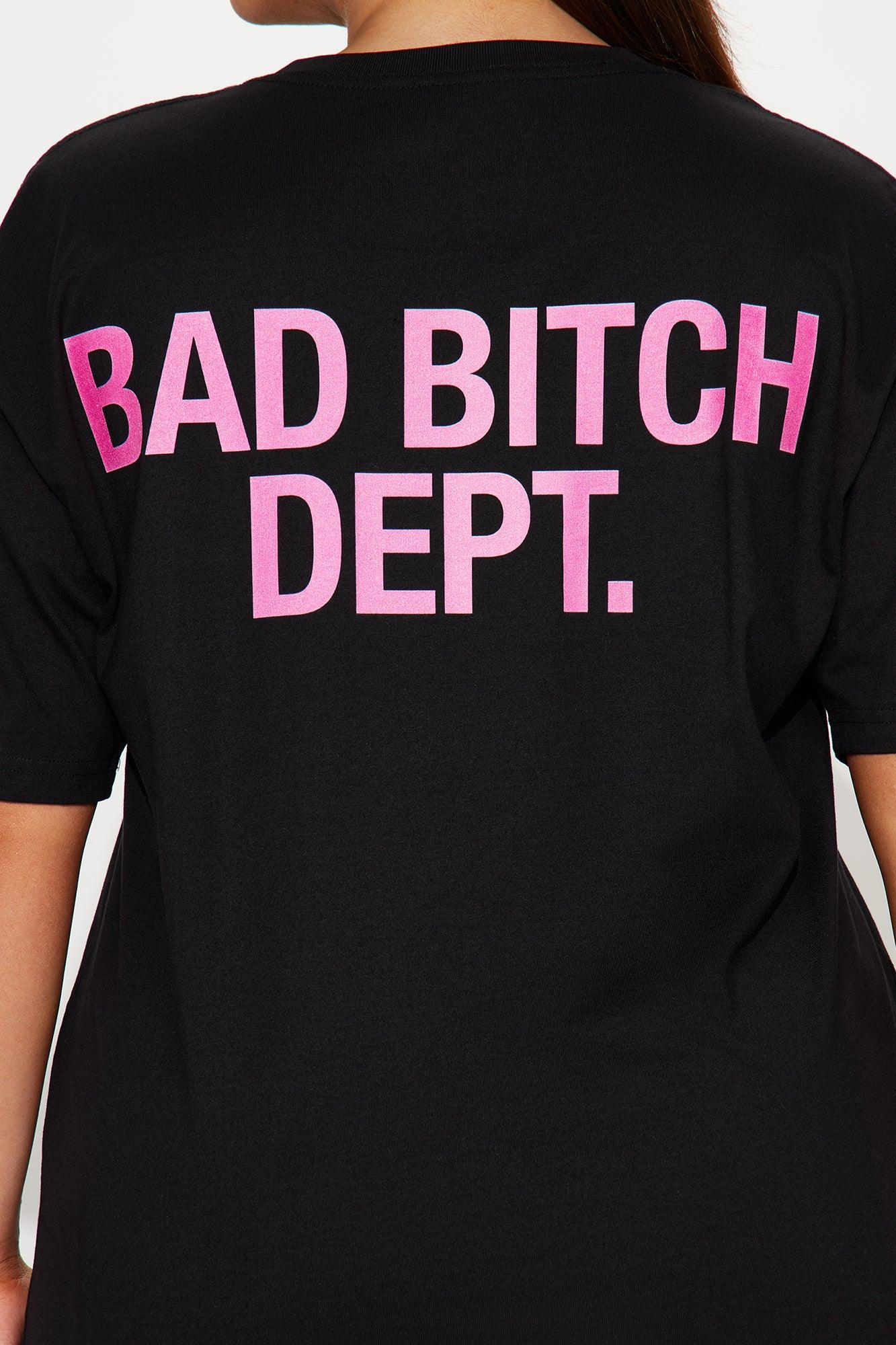 Member Of The Bad Bitch Dept Tee - Black Product Image