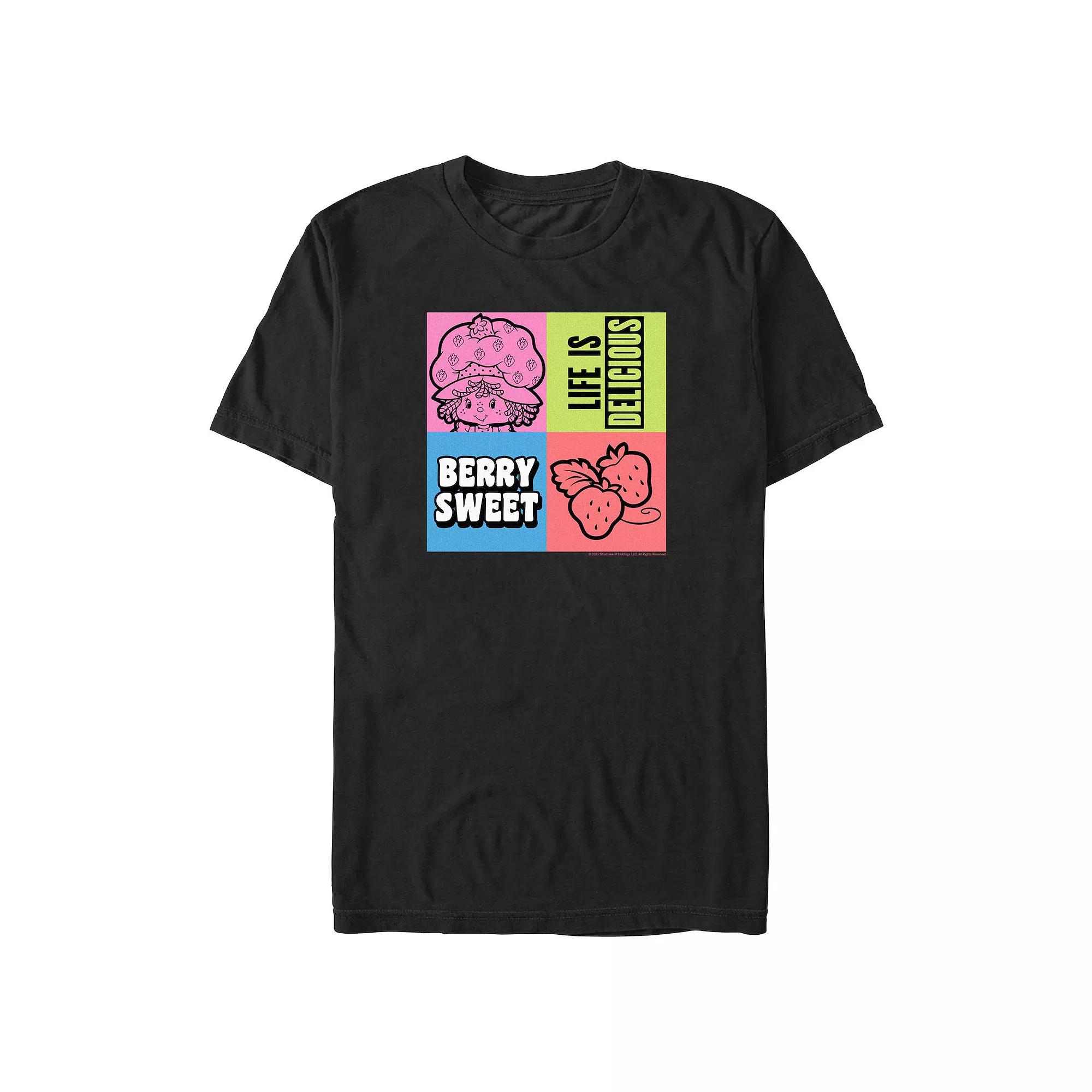 Men's Strawberry Shortcake Life Is Delicious Graphic Tee,  Product Image