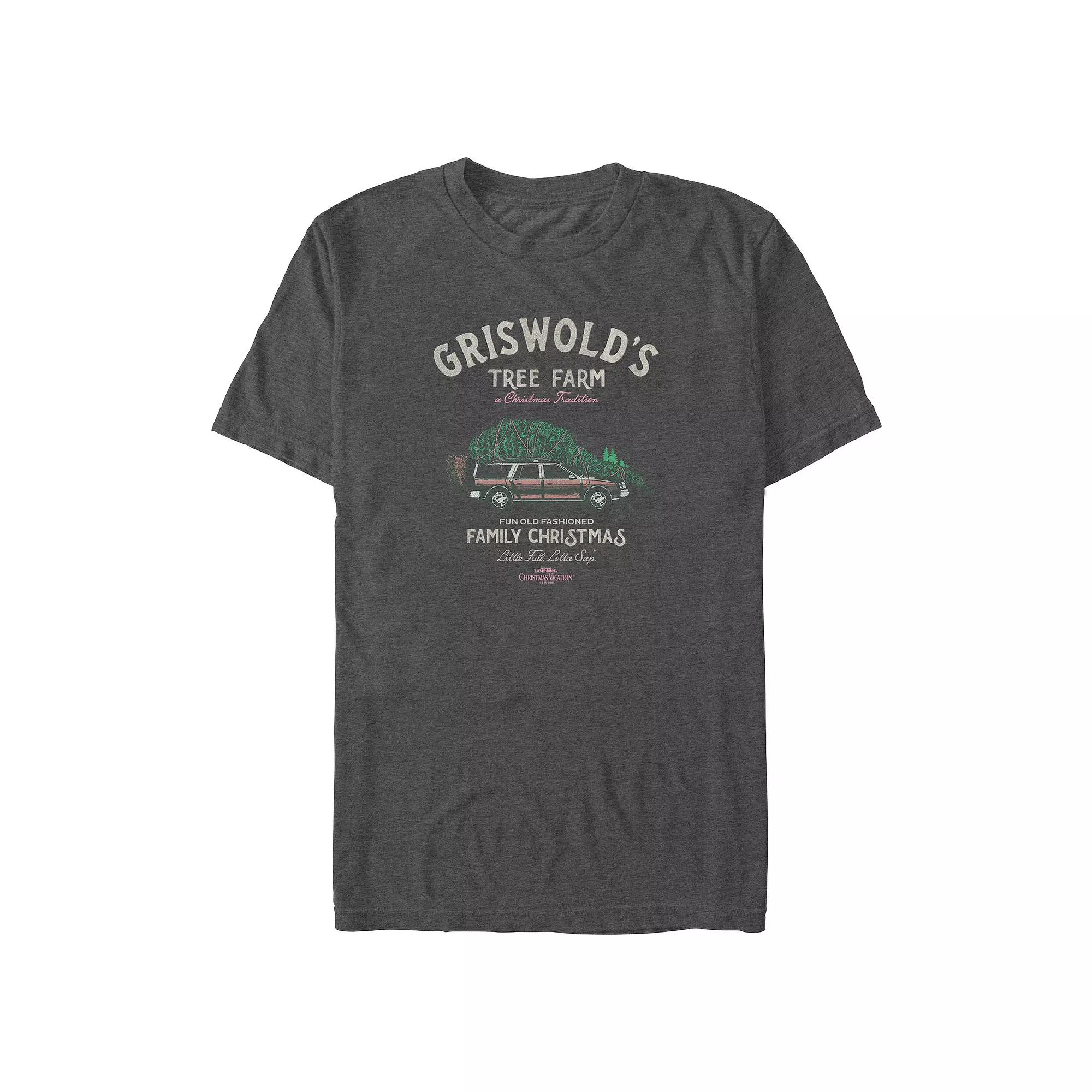 Big & Tall Griswold's Tree Farm Poster Graphic Tee, Men's,  Product Image