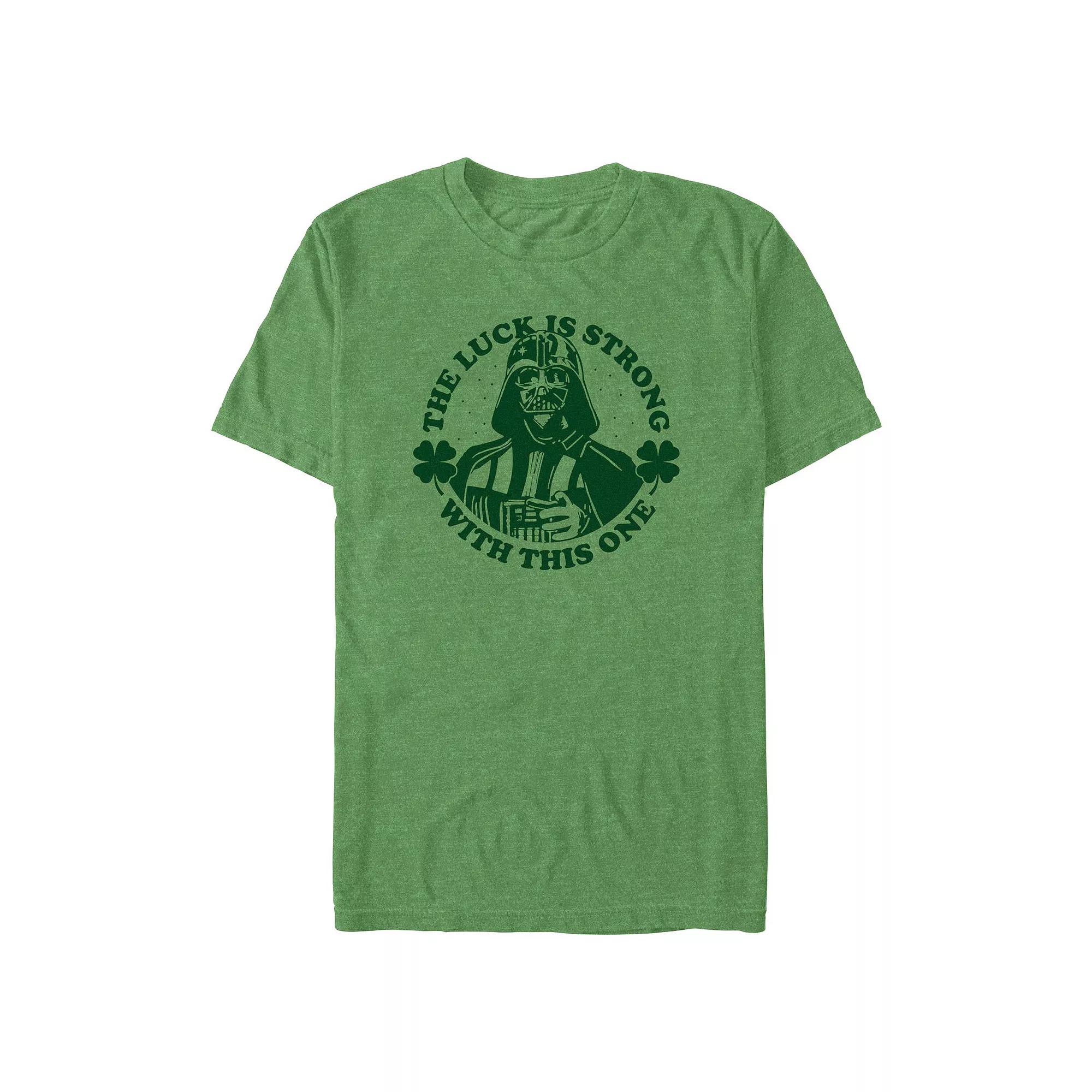 Big & Tall Star Wars Darth Vader The Luck Is Strong With This One Graphic Tee, Men's,  Product Image