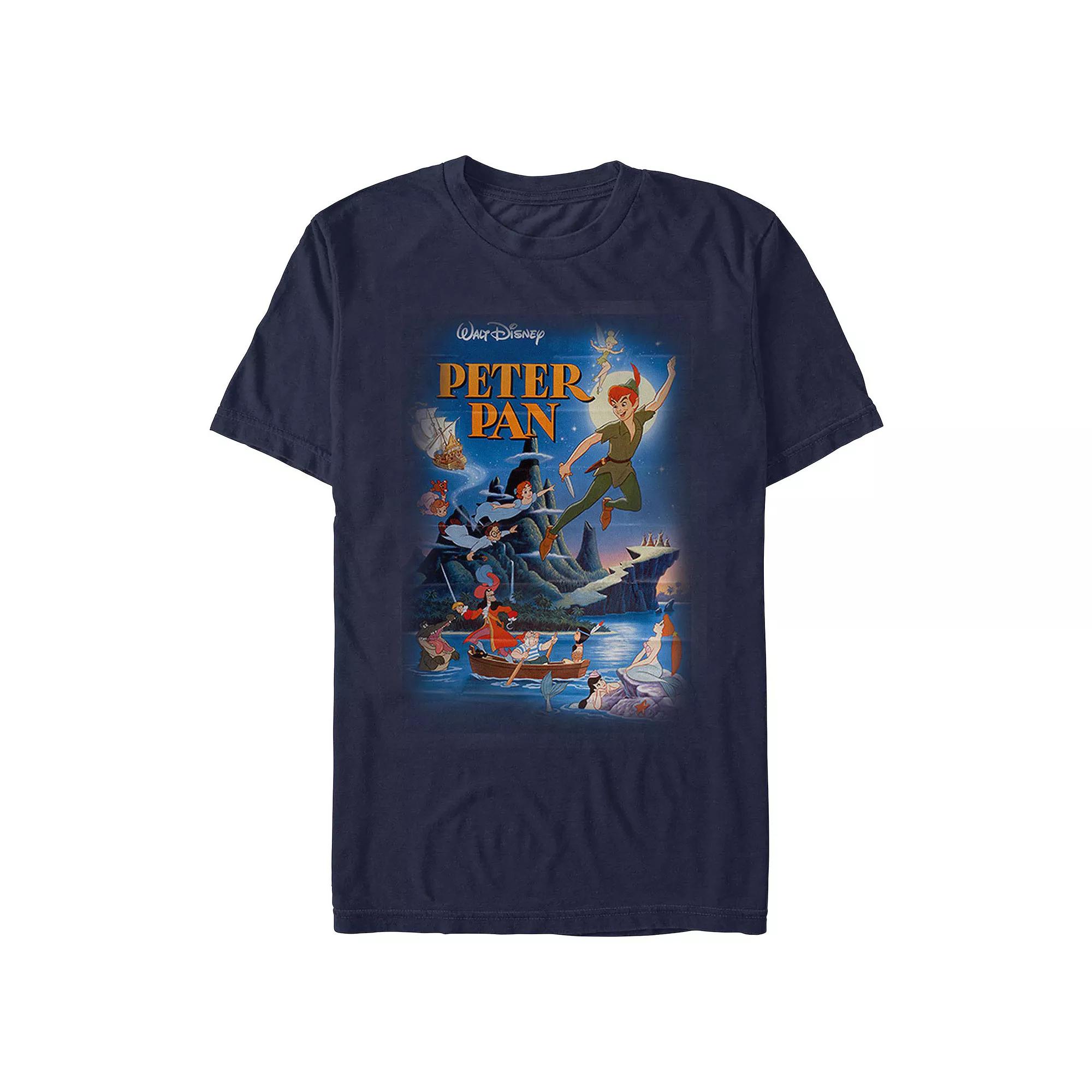 Disney's Peter Pan Classic Poster Men's Graphic Tee,  Product Image