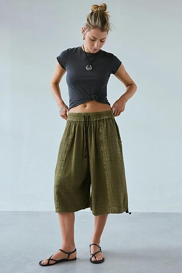 Out From Under Cabot Cotton Gauze Side-Tie Jort Womens at Urban Outfitters Product Image