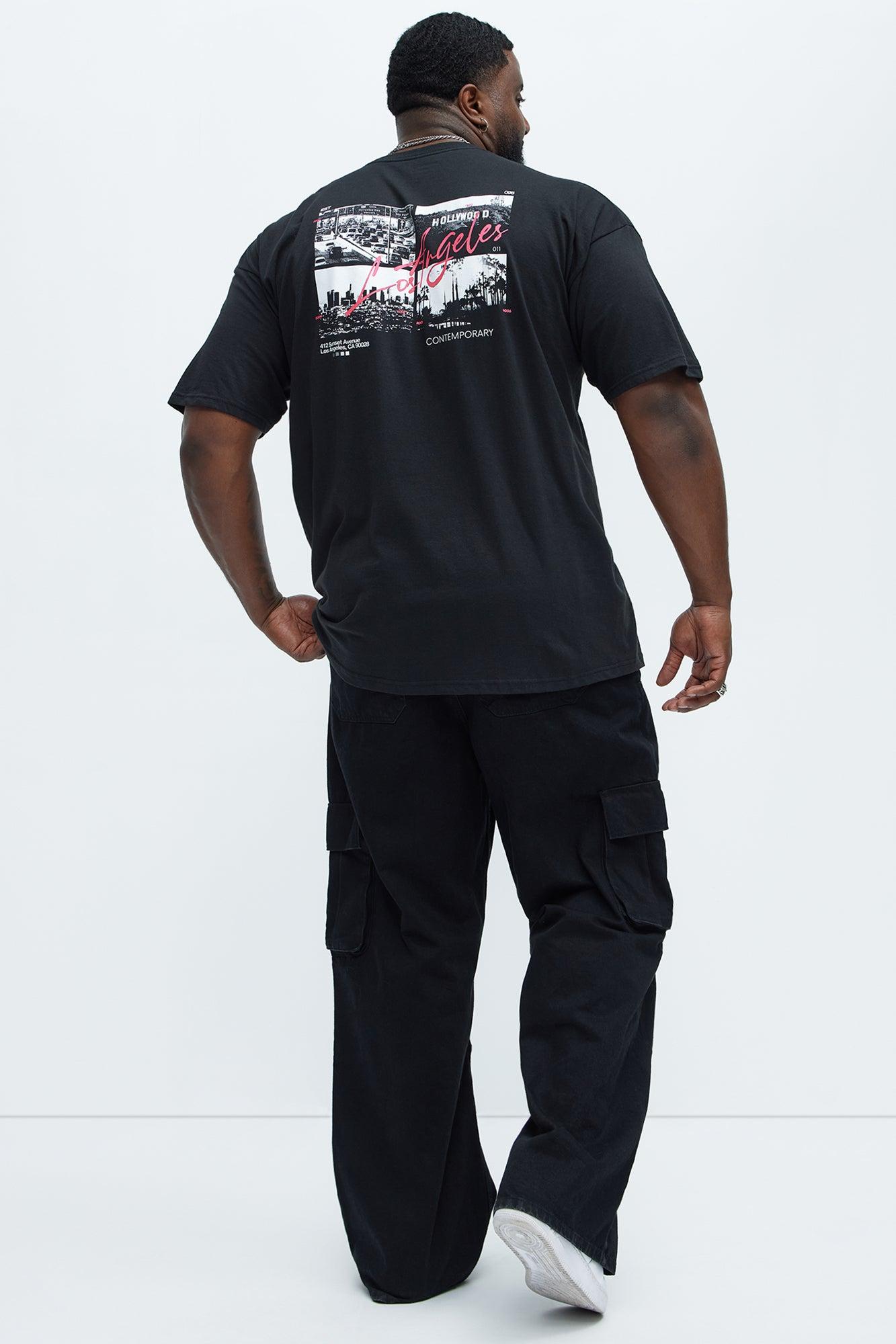 Sunset Ave LA Short Sleeve Tee - Black Product Image