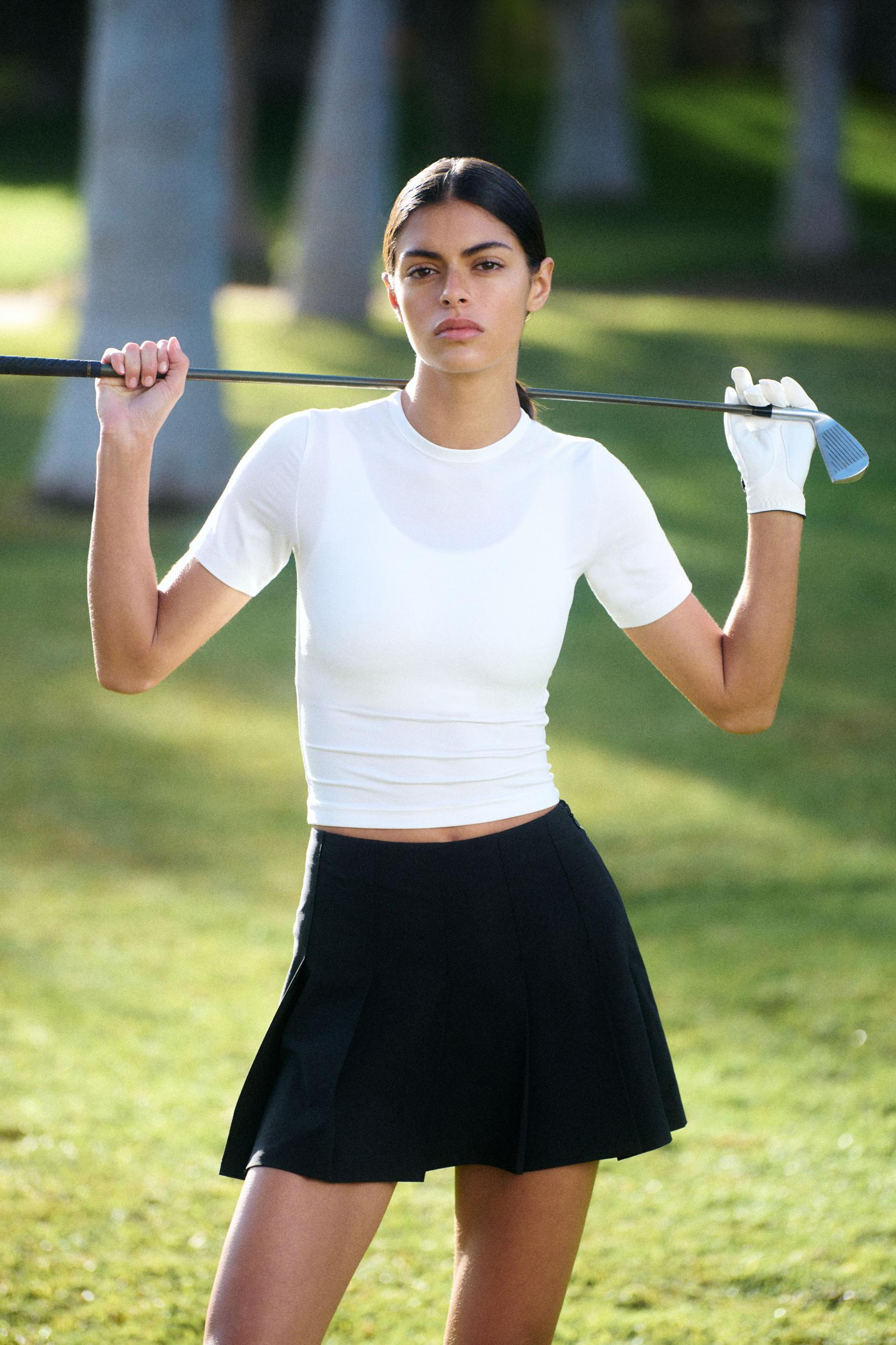 Sports Crop Top with DryMove™ Product Image