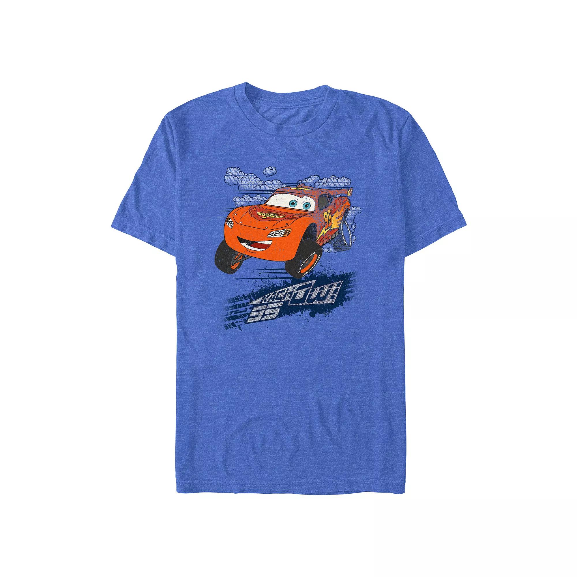 Disney / Pixar's Cars Lightning McQueen Kachouw! Men's Graphic Tee,  Product Image