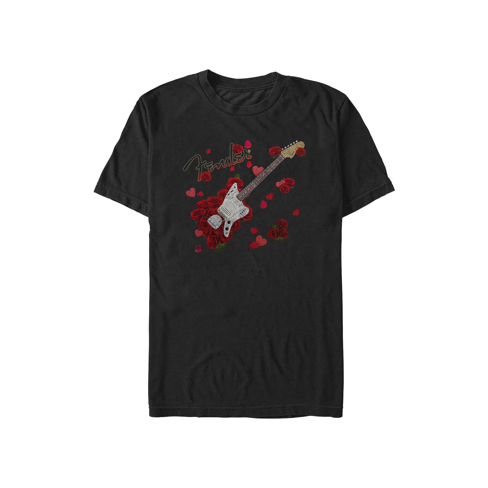 Men's Fender Rosey Guitar Graphic Tee, Size: Large, Black Product Image