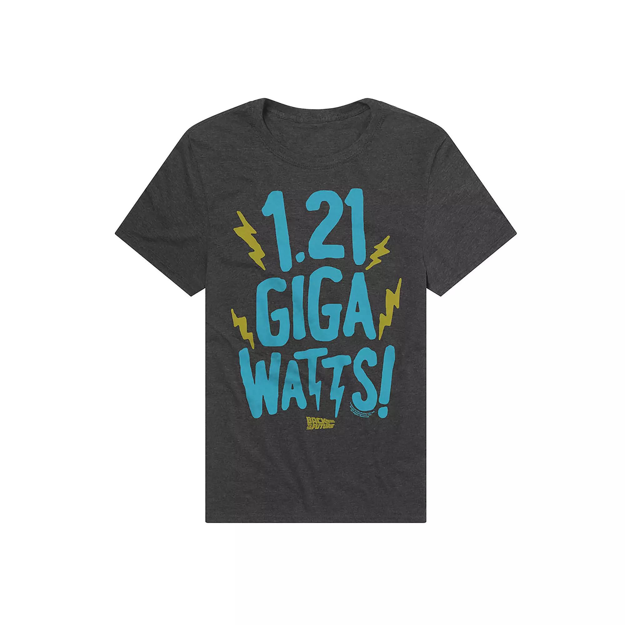 Men's Back To The Future 1.21 Giga Watts T-Shirt,  Product Image