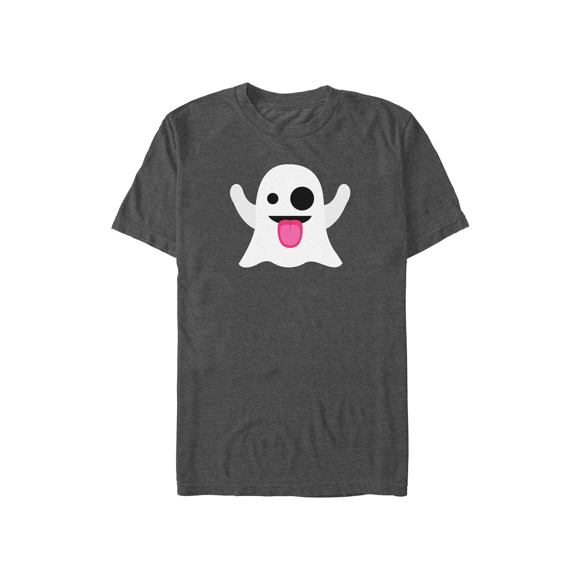 Big & Tall Ghost Emoji Graphic Tee, Men's,  Product Image