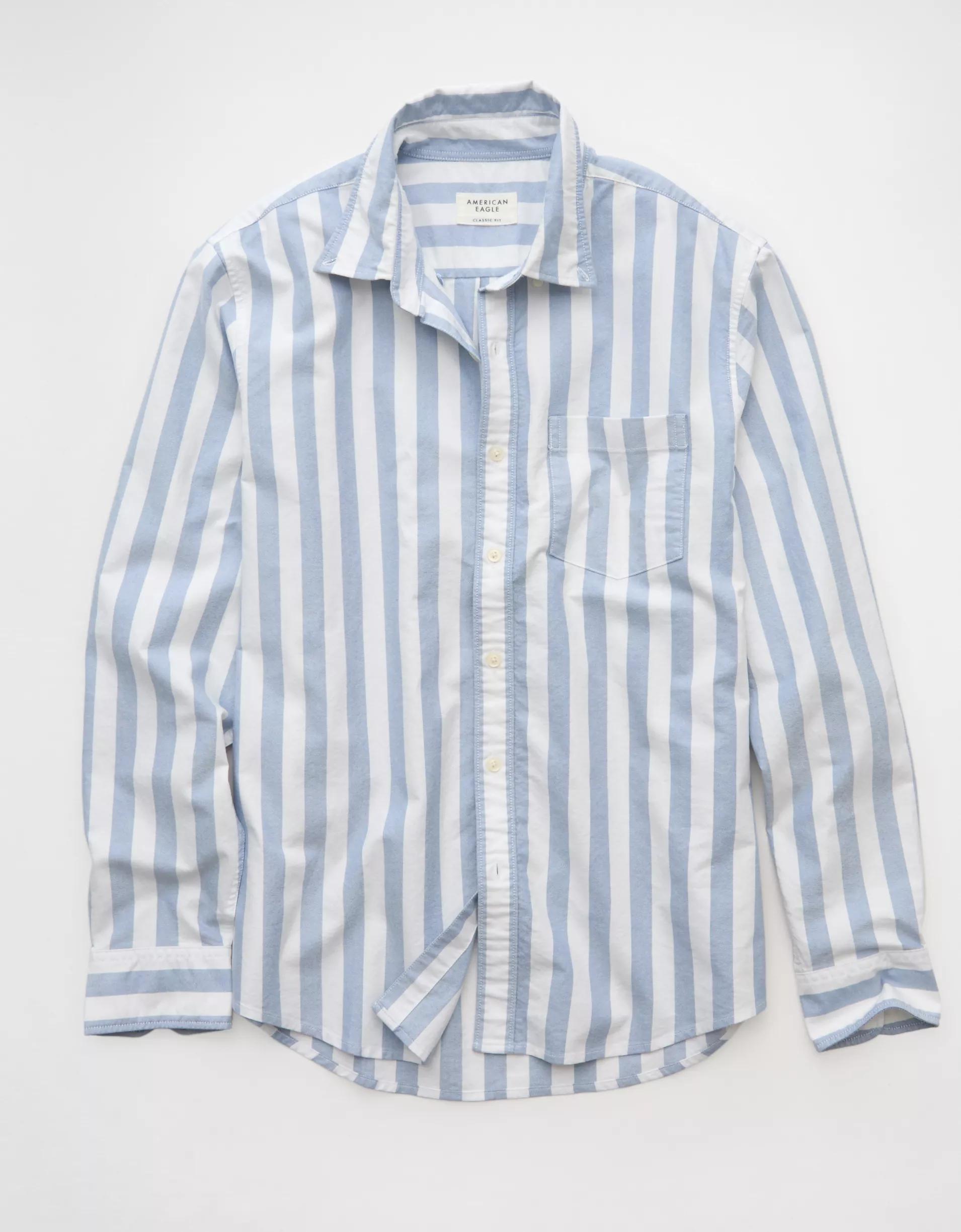 AE Everyday Relaxed Oxford Button-Up Shirt Product Image